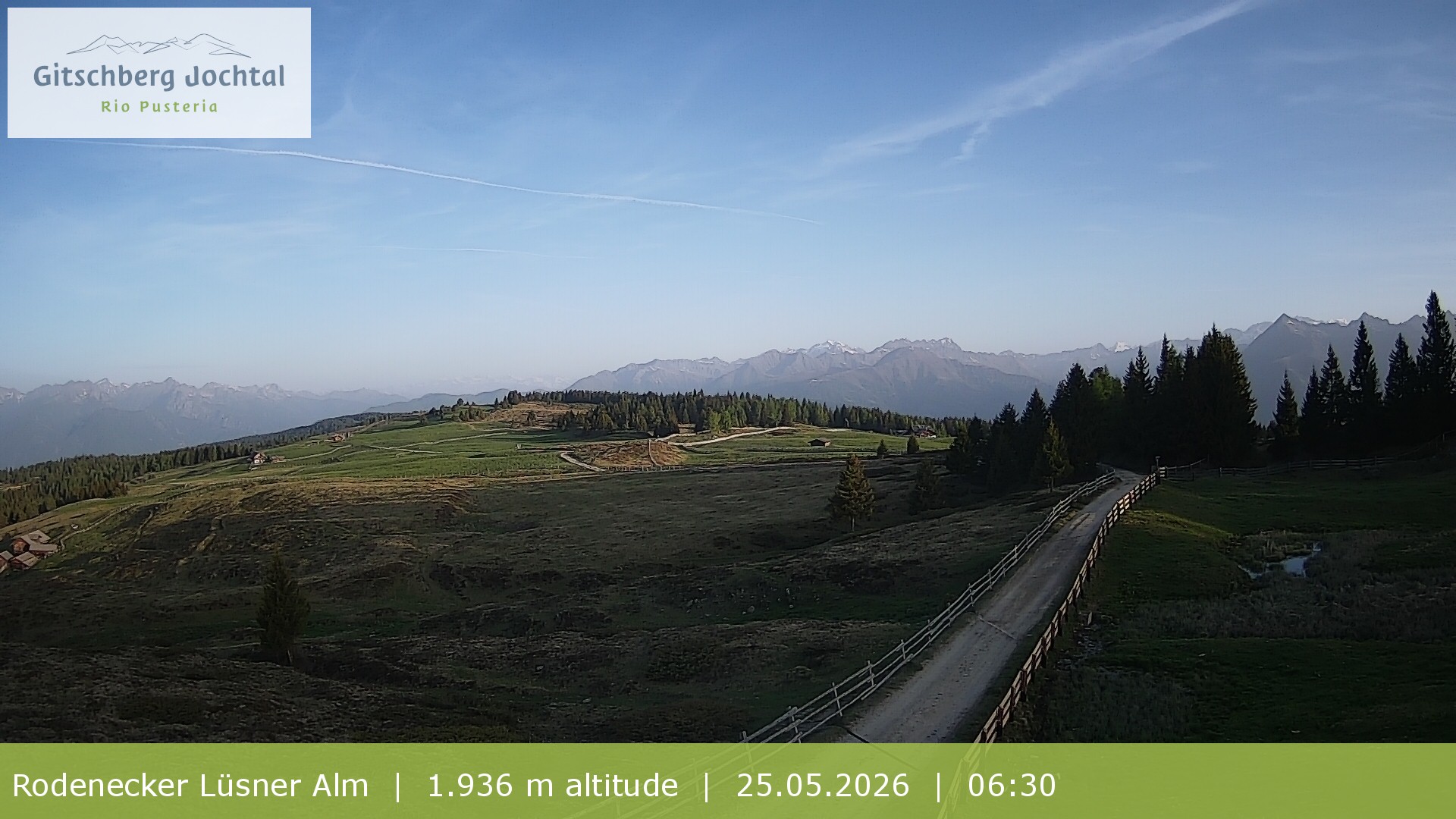 Archived image Webcam View around Rodenecker Lüsner Alm