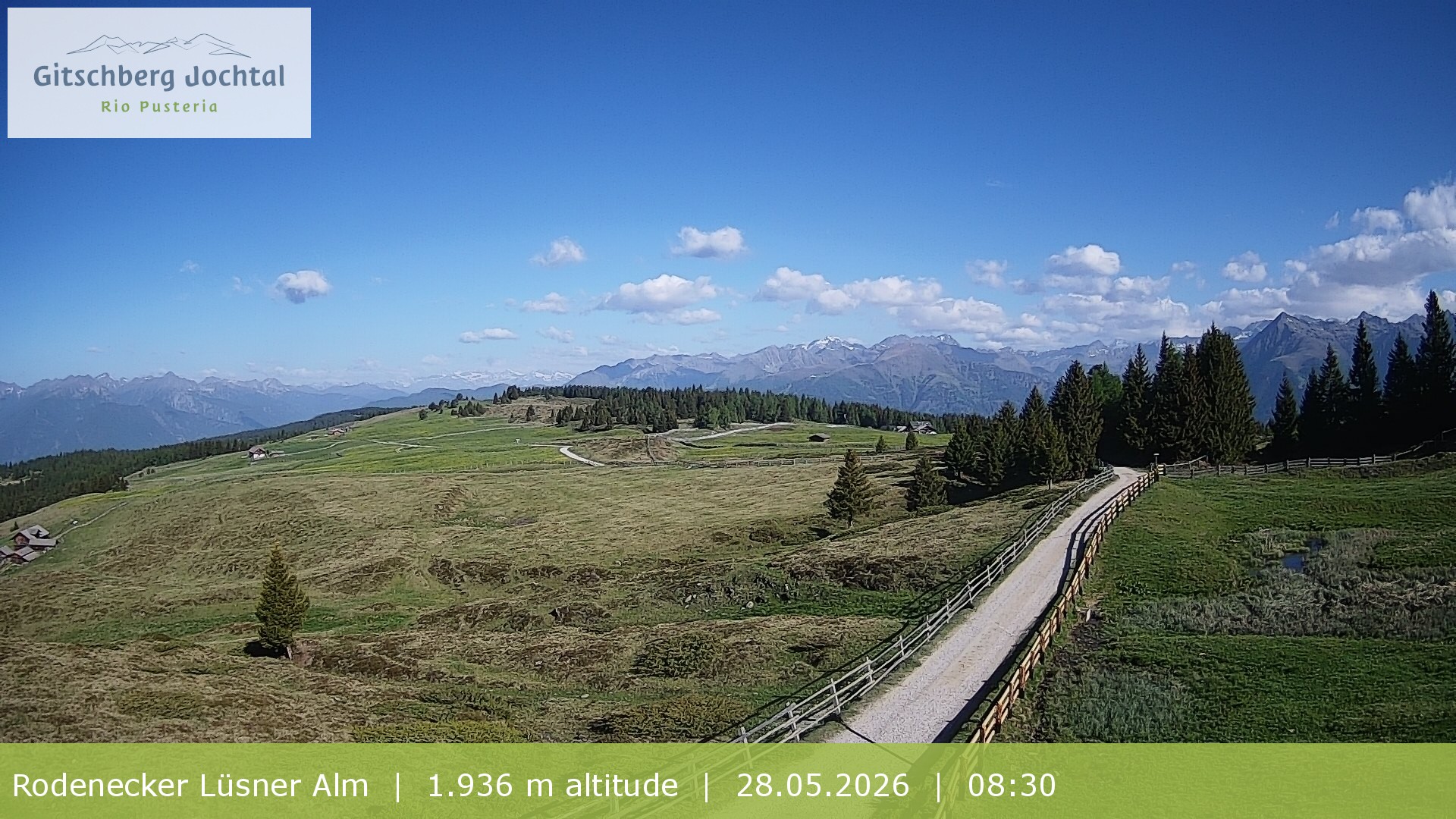 Archiv Foto Webcam Panoramablick Rodenecker Lüsner Alm
