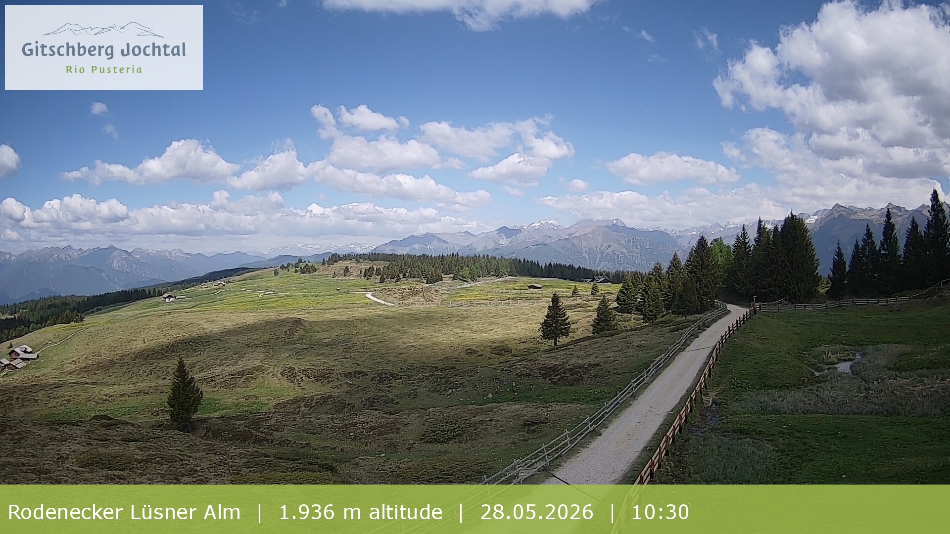 Archiv Foto Webcam Panoramablick Rodenecker Lüsner Alm