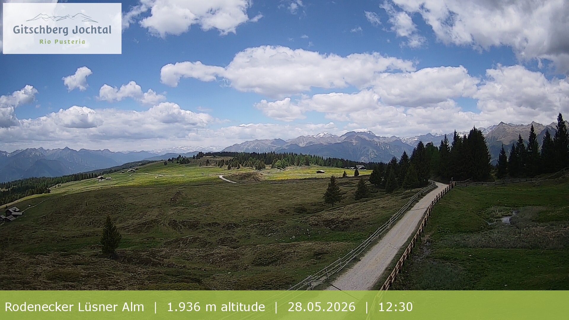 Archiv Foto Webcam Panoramablick Rodenecker Lüsner Alm