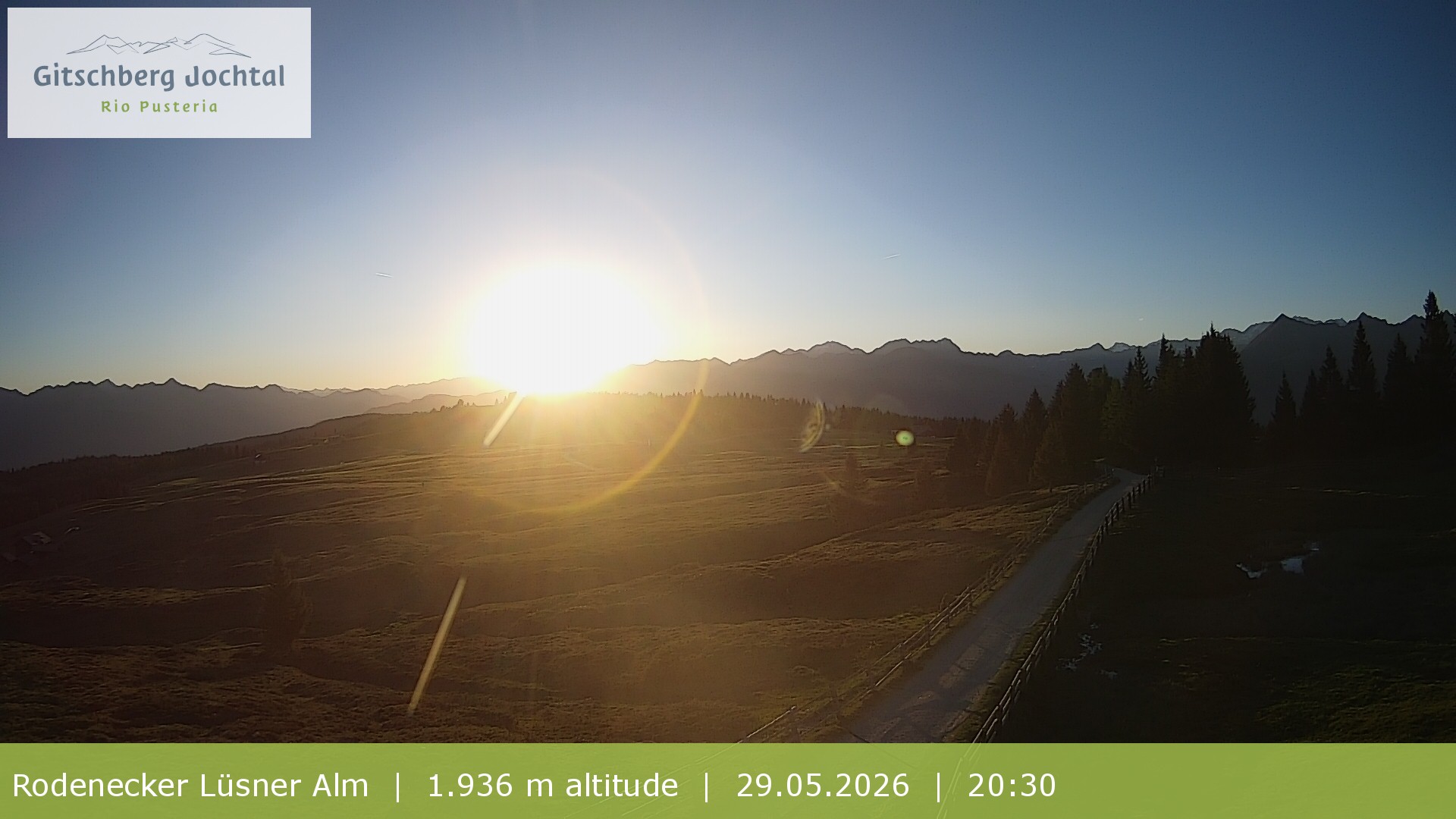 Archived image Webcam View around Rodenecker Lüsner Alm