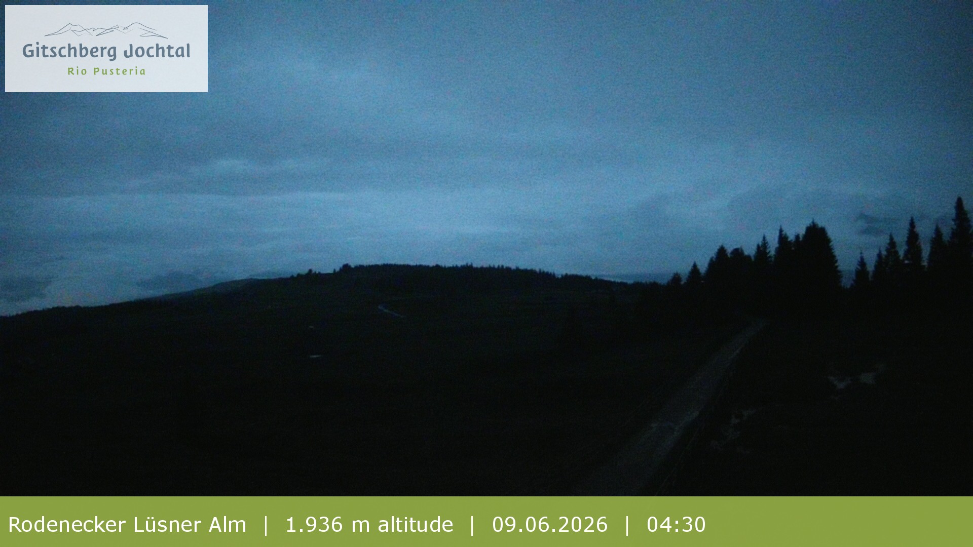 Archived image Webcam View around Rodenecker Lüsner Alm