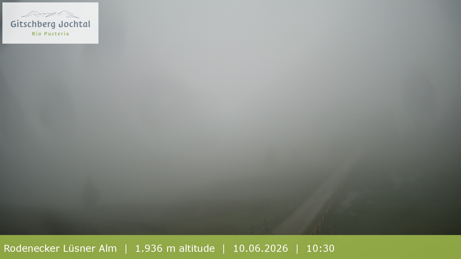 Archived image Webcam View around Rodenecker Lüsner Alm