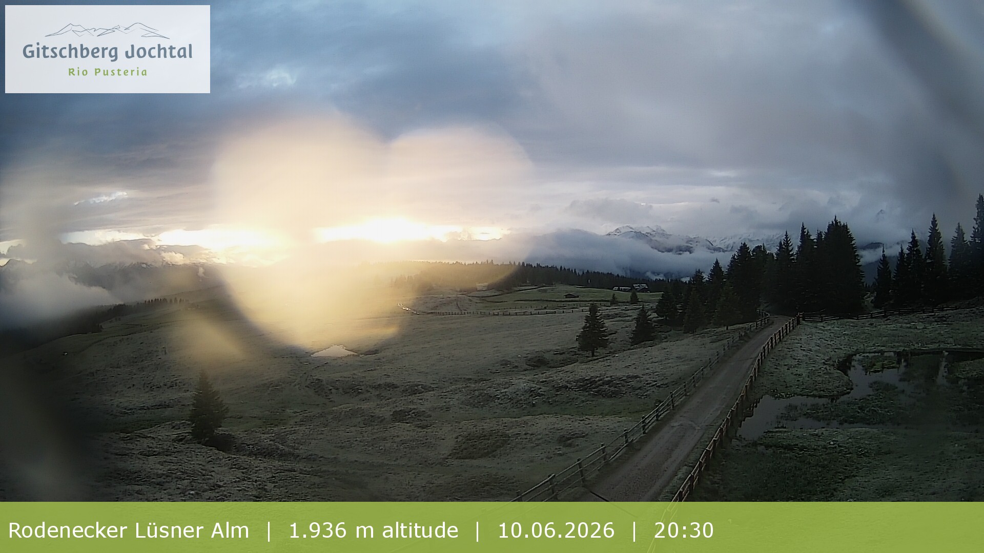 Archived image Webcam View around Rodenecker Lüsner Alm