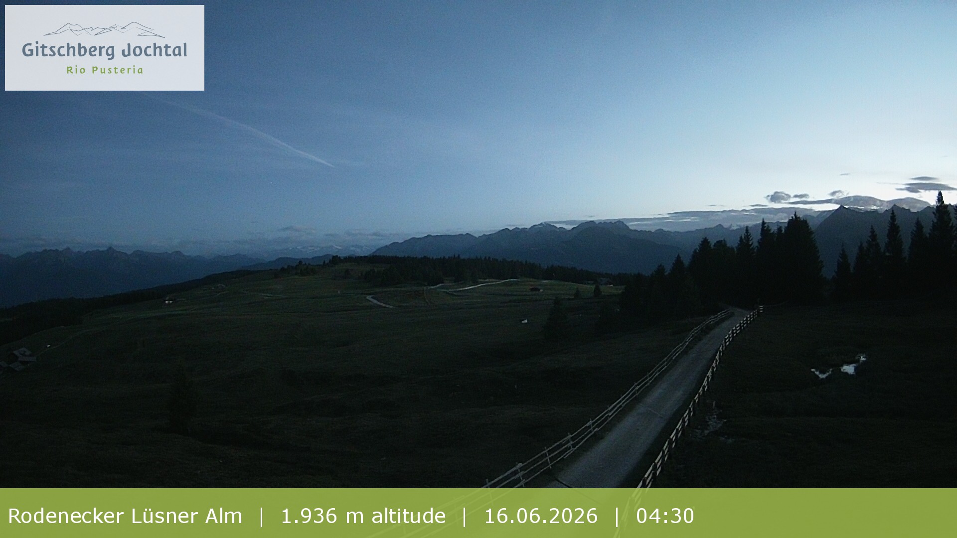 Archiv Foto Webcam Panoramablick Rodenecker Lüsner Alm