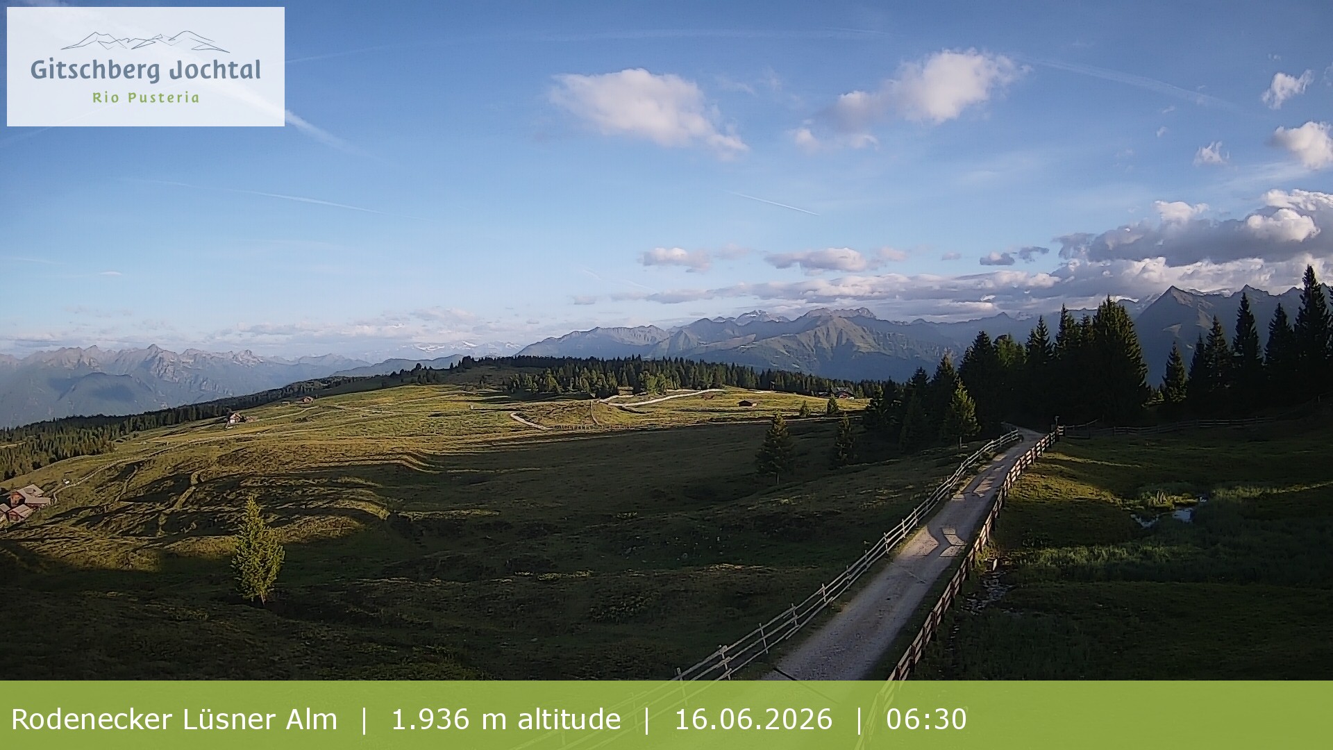 Archiv Foto Webcam Panoramablick Rodenecker Lüsner Alm