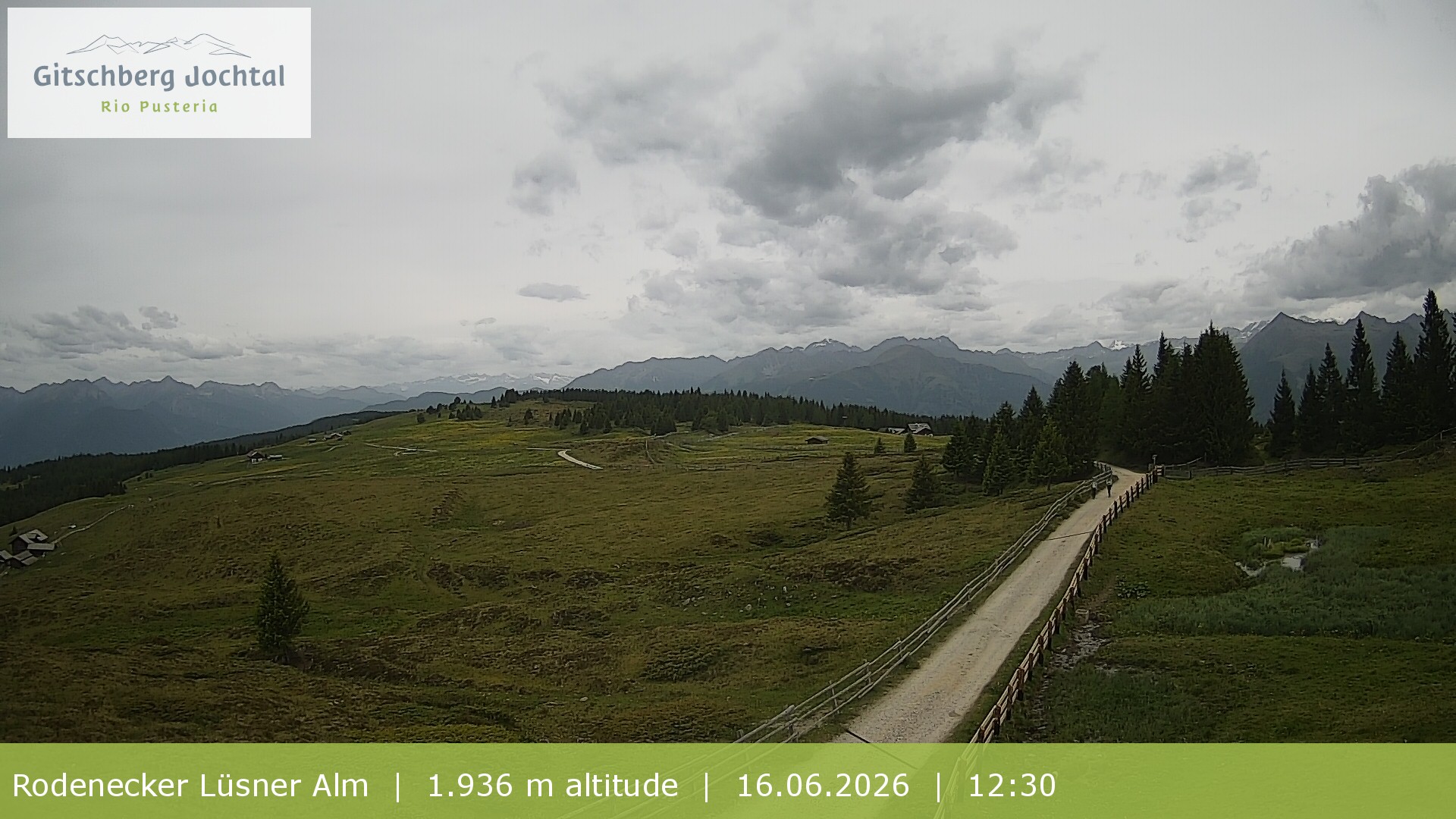 Archiv Foto Webcam Panoramablick Rodenecker Lüsner Alm