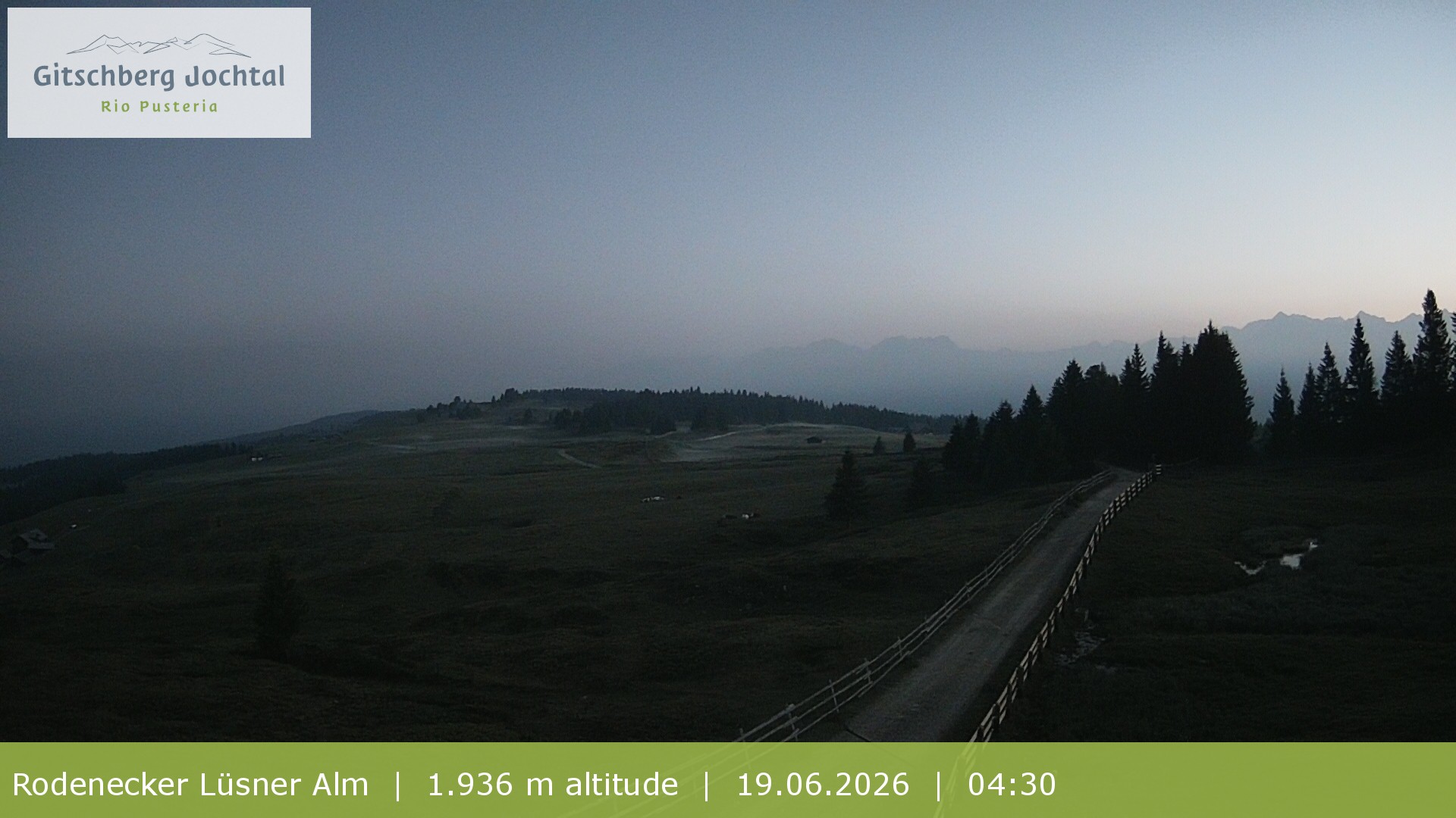 Archiv Foto Webcam Panoramablick Rodenecker Lüsner Alm