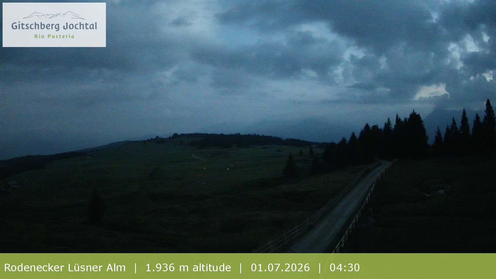 Archiv Foto Webcam Panoramablick Rodenecker Lüsner Alm
