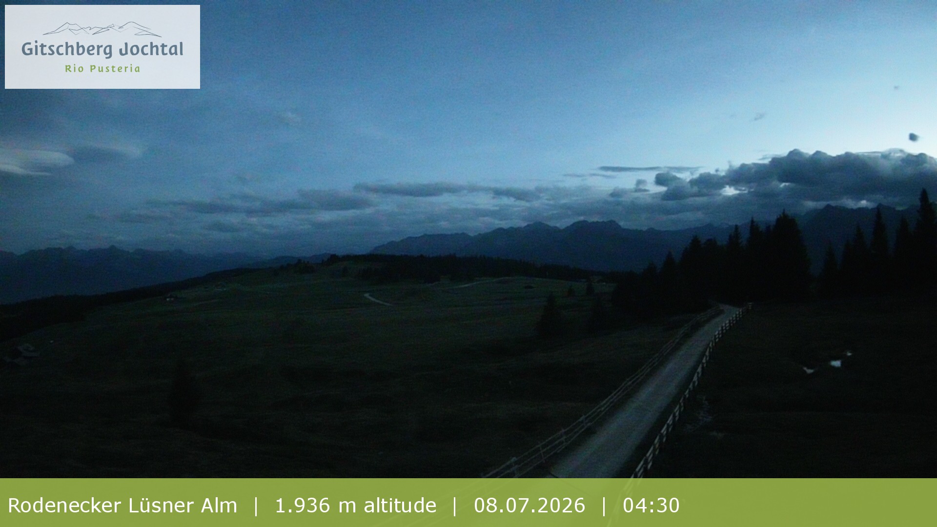 Archiv Foto Webcam Panoramablick Rodenecker Lüsner Alm