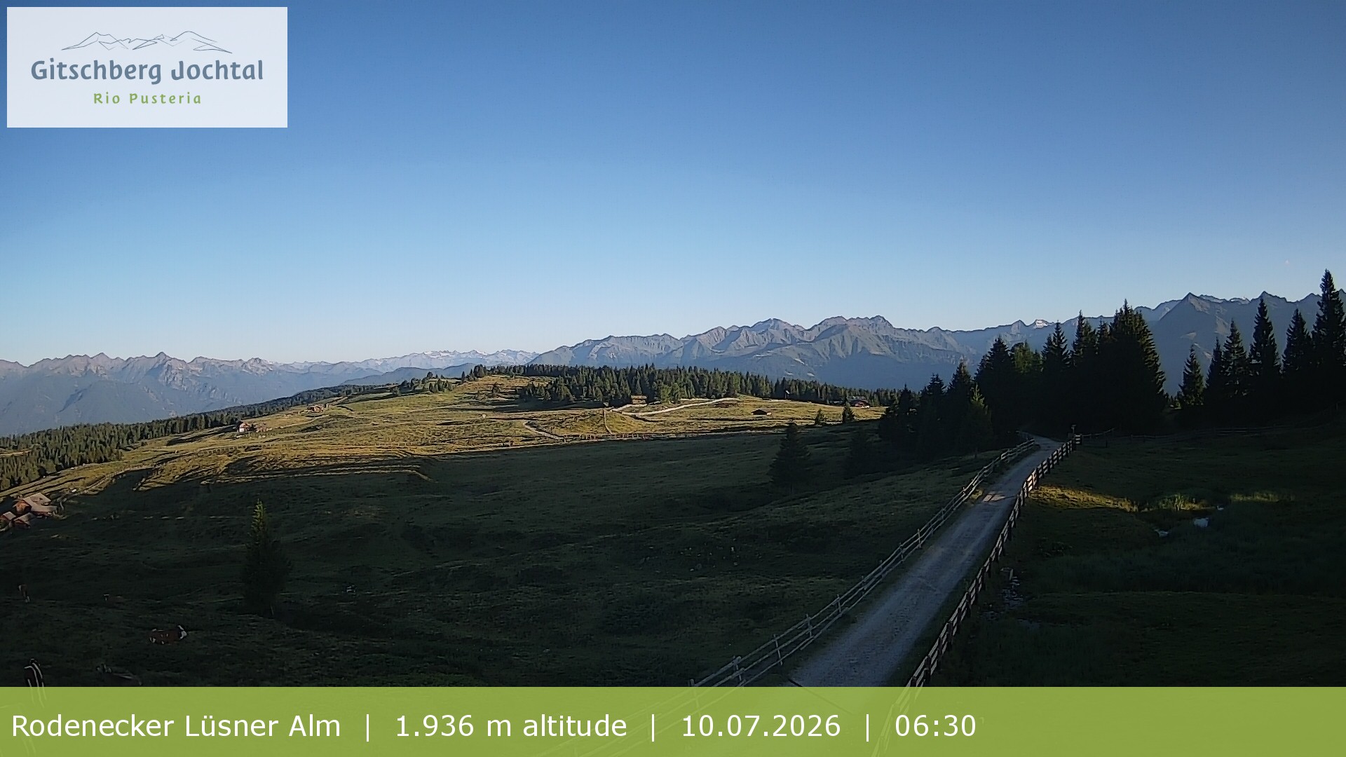 Archiv Foto Webcam Panoramablick Rodenecker Lüsner Alm