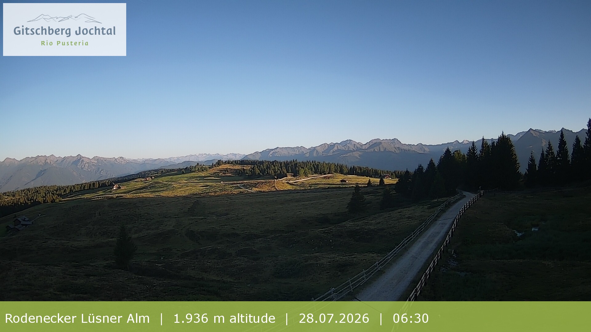 Archiv Foto Webcam Panoramablick Rodenecker Lüsner Alm