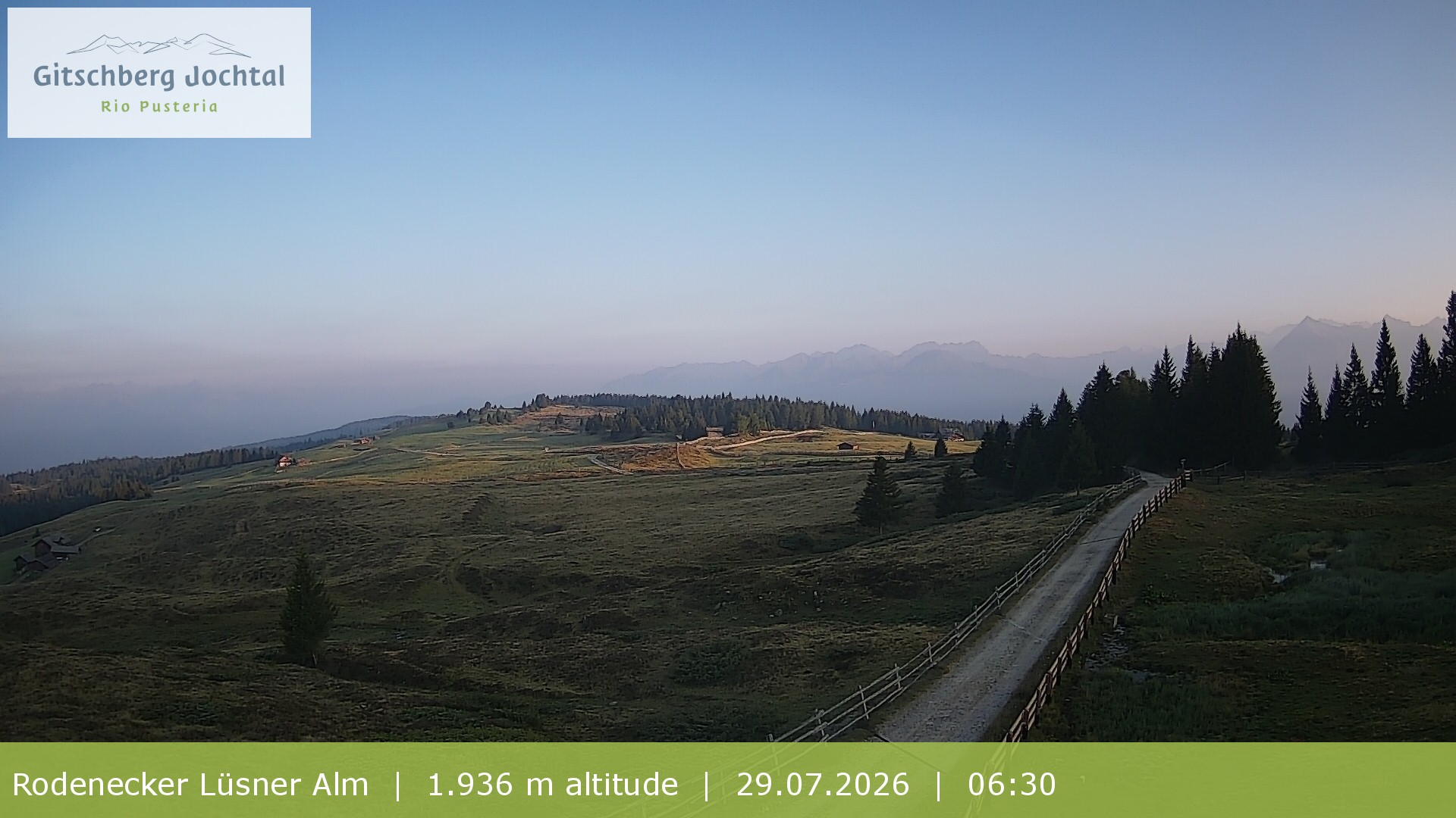 Archiv Foto Webcam Panoramablick Rodenecker Lüsner Alm