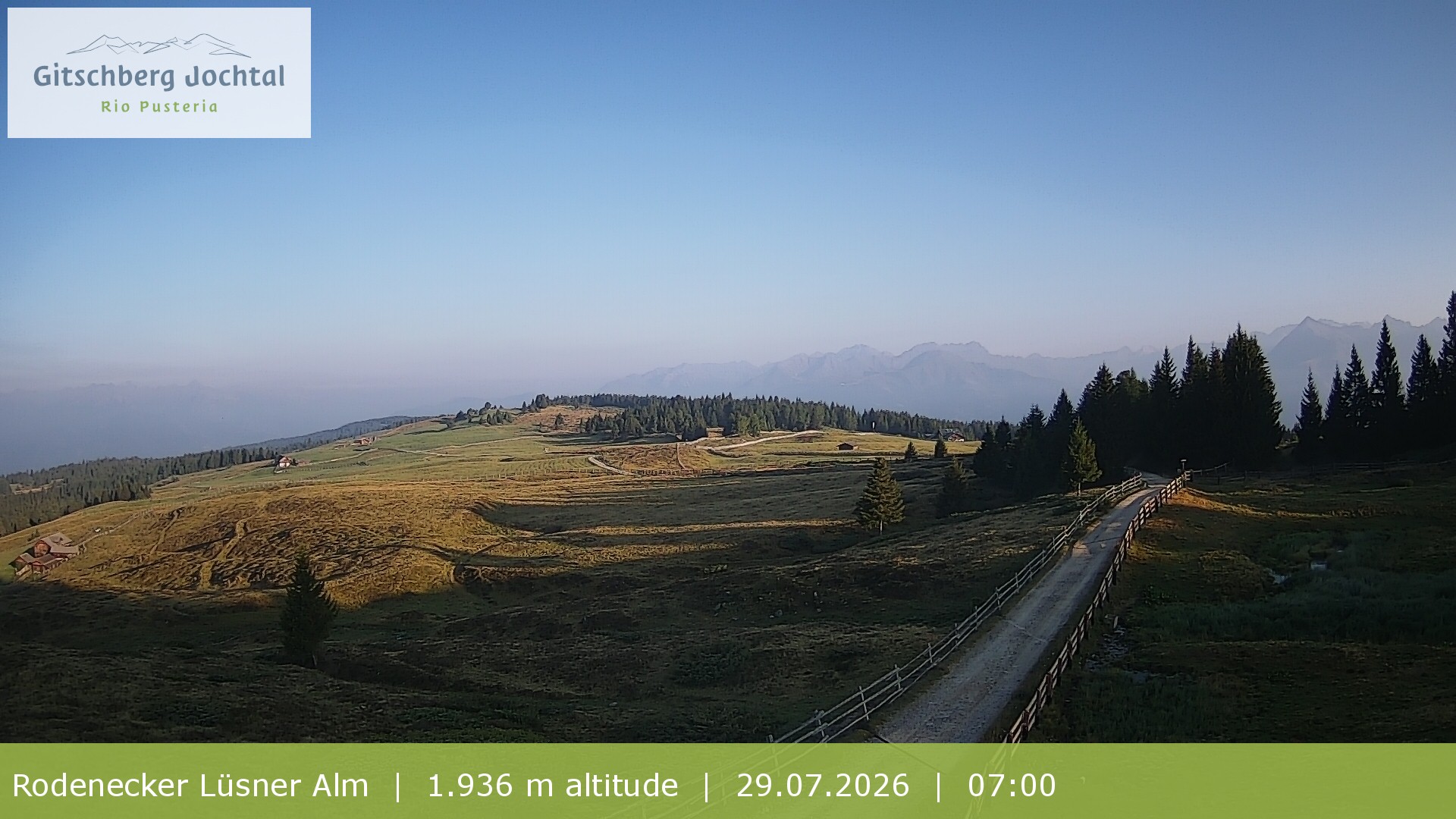 Archiv Foto Webcam Panoramablick Rodenecker Lüsner Alm