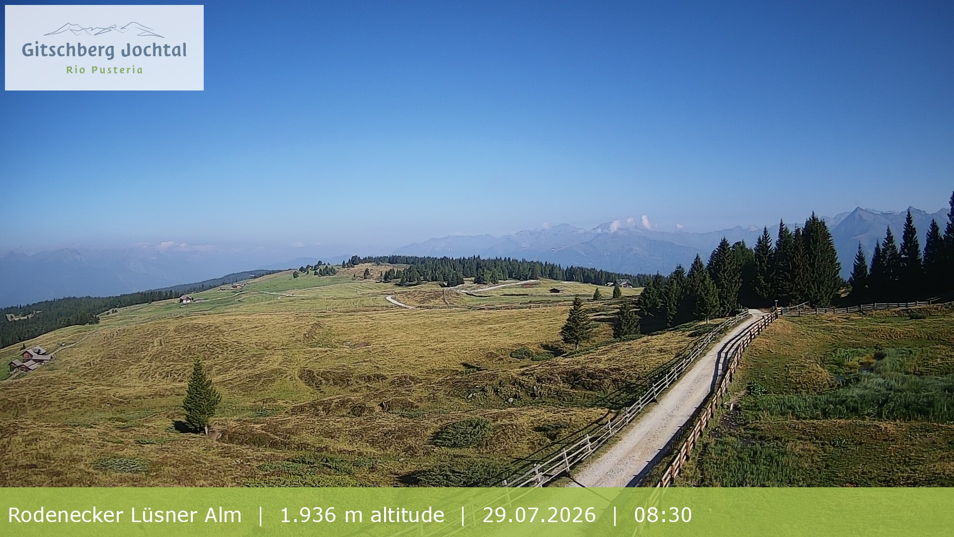 Archiv Foto Webcam Panoramablick Rodenecker Lüsner Alm