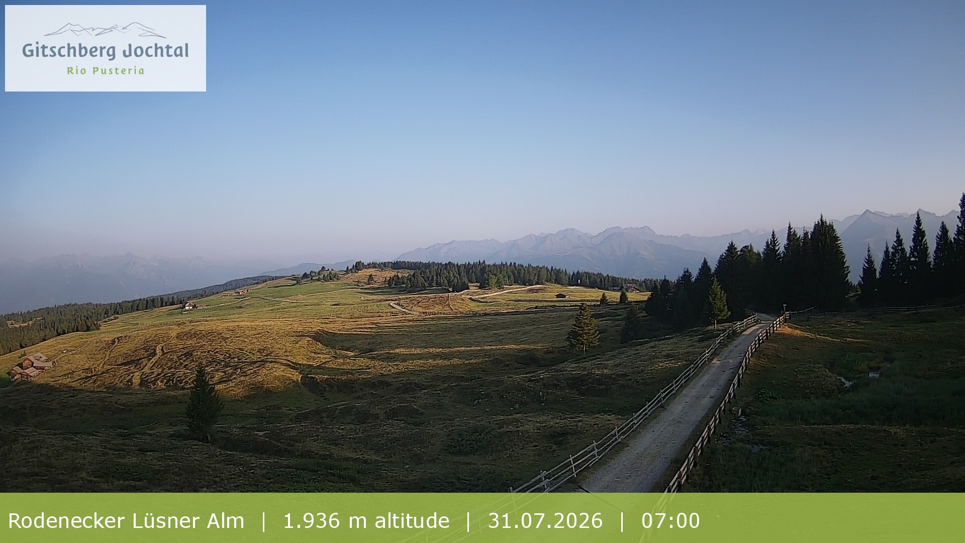 Archiv Foto Webcam Panoramablick Rodenecker Lüsner Alm