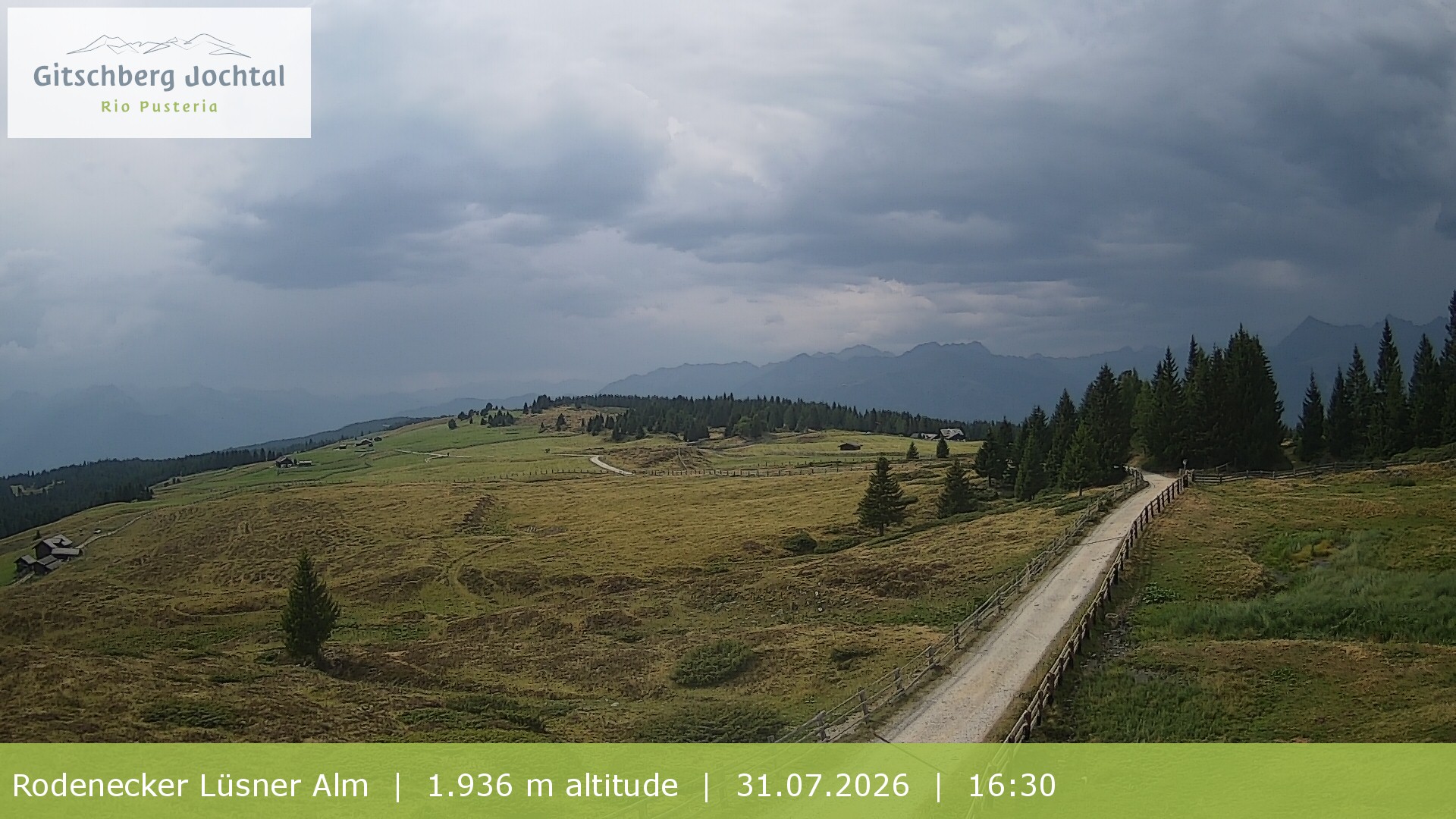 Archiv Foto Webcam Panoramablick Rodenecker Lüsner Alm