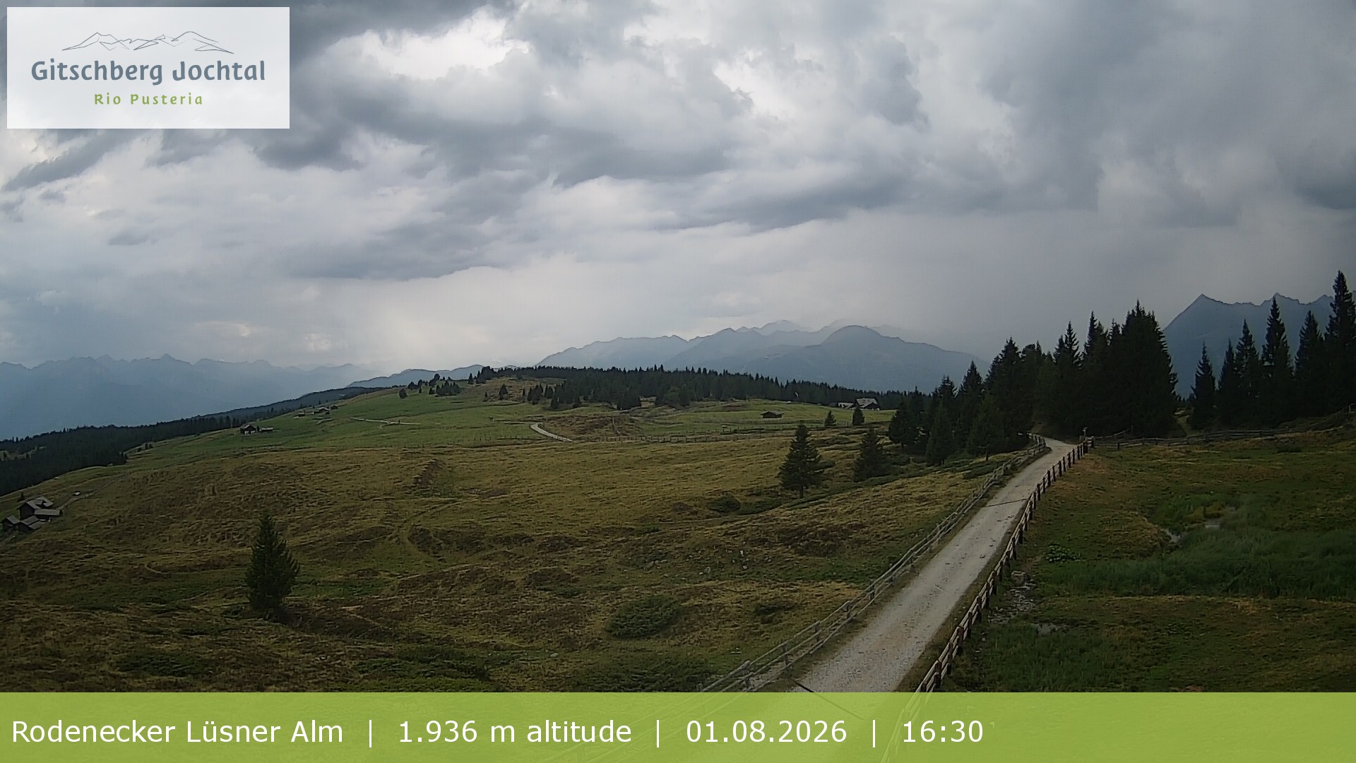 Archiv Foto Webcam Panoramablick Rodenecker Lüsner Alm