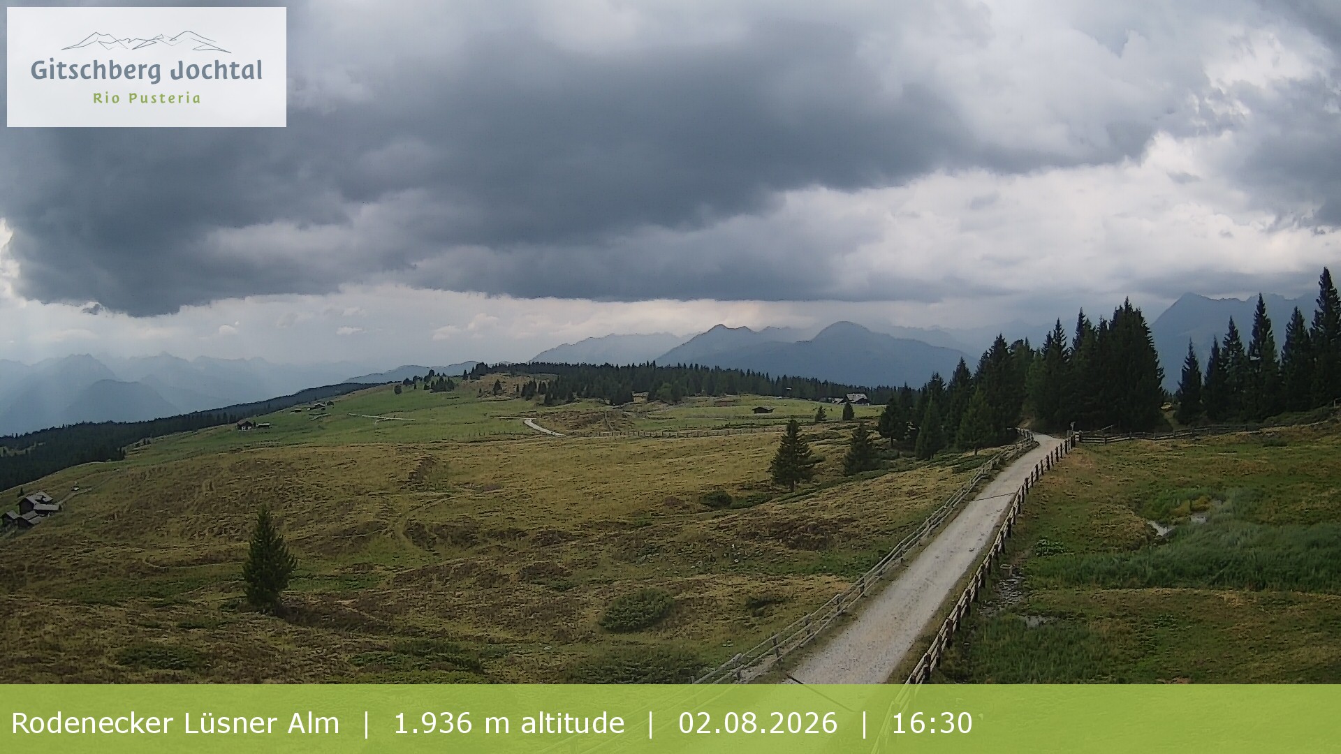 Archiv Foto Webcam Panoramablick Rodenecker Lüsner Alm