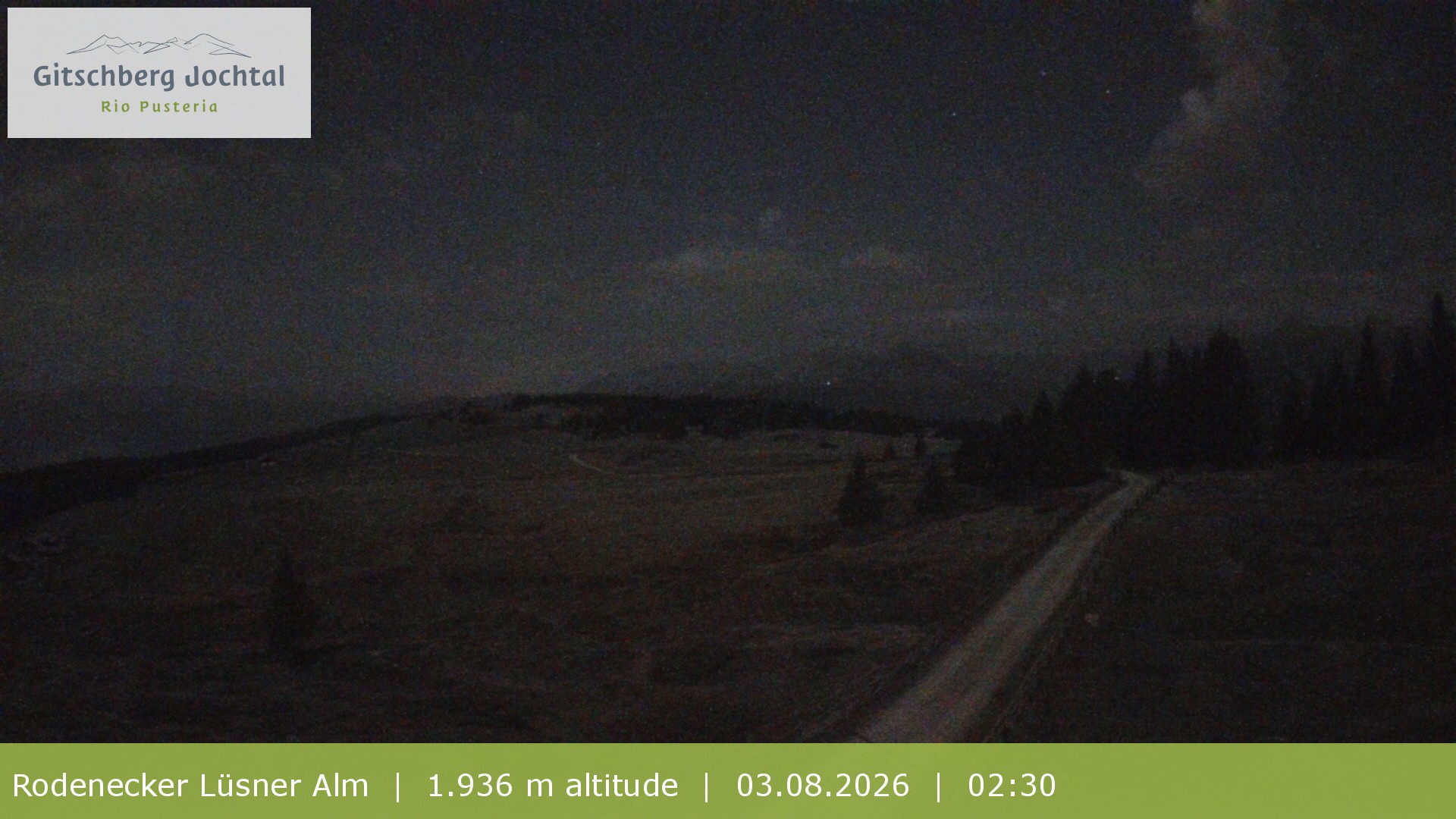 Archived image Webcam View around Rodenecker Lüsner Alm