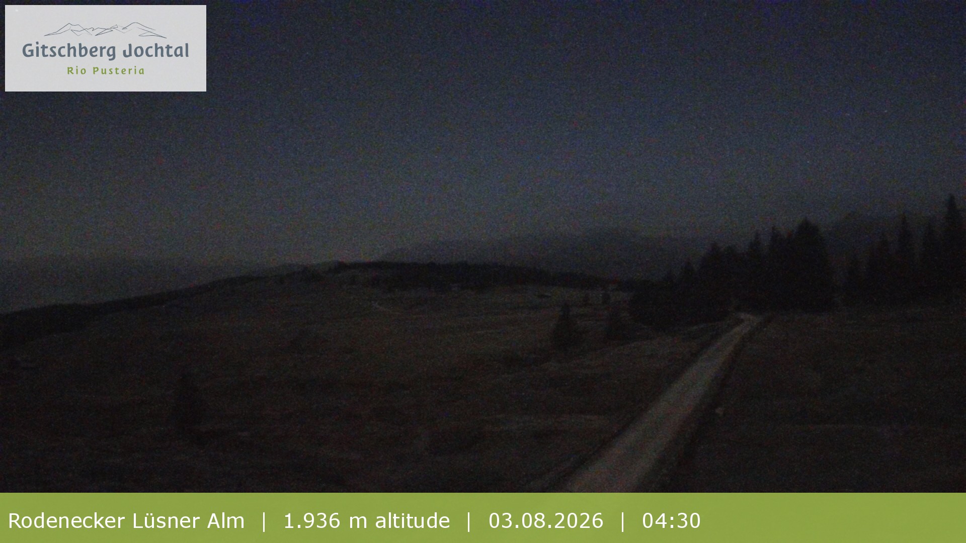 Archived image Webcam View around Rodenecker Lüsner Alm