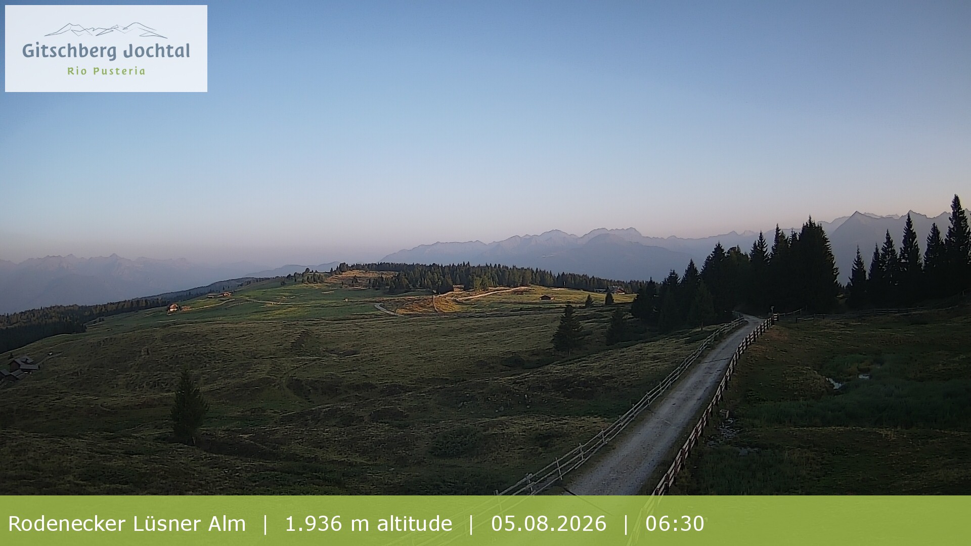 Archiv Foto Webcam Panoramablick Rodenecker Lüsner Alm