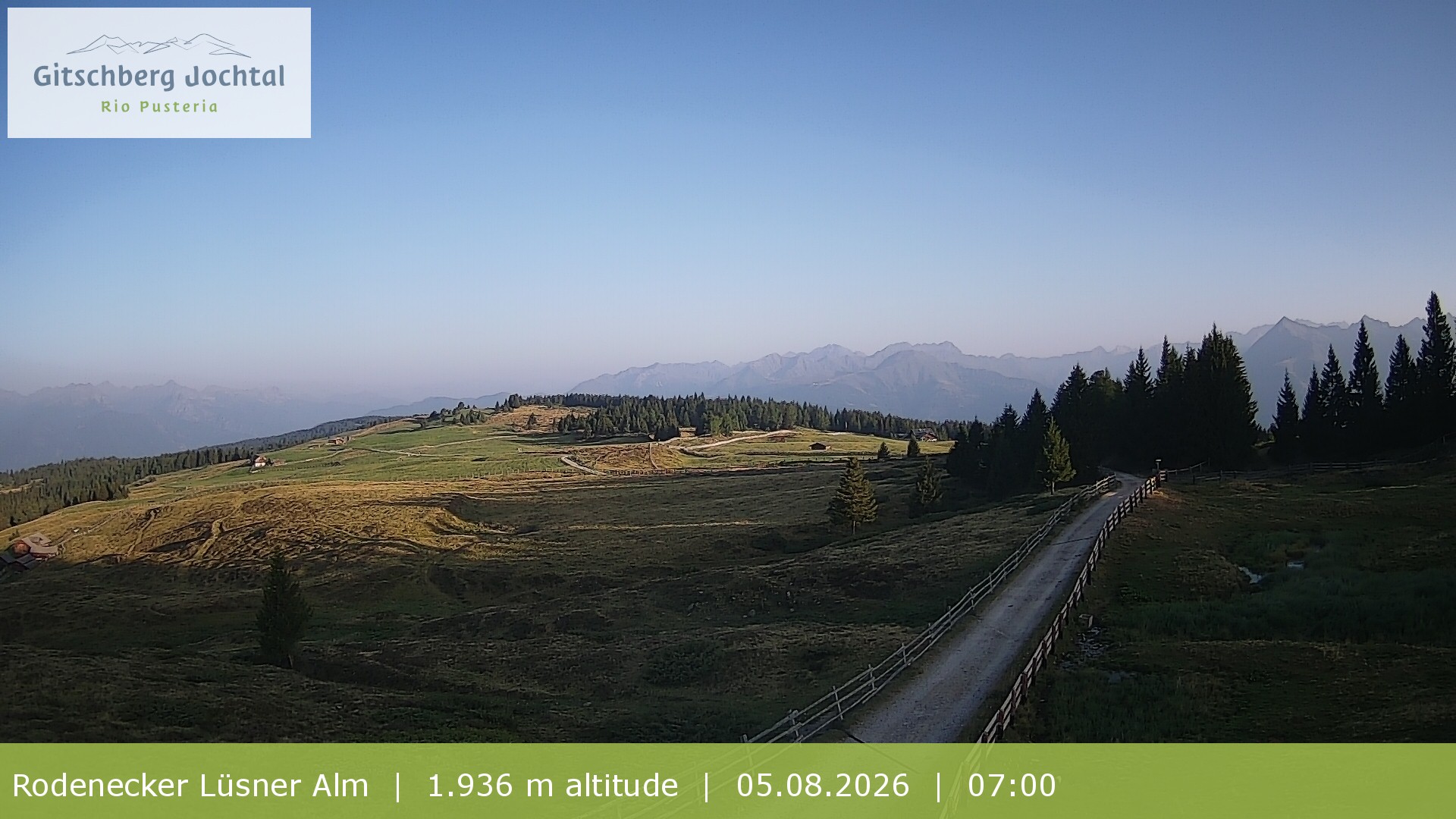 Archiv Foto Webcam Panoramablick Rodenecker Lüsner Alm