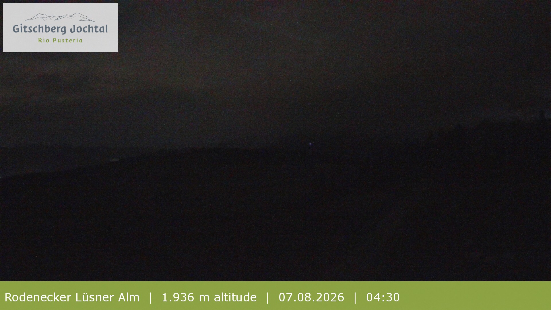Archived image Webcam View around Rodenecker Lüsner Alm