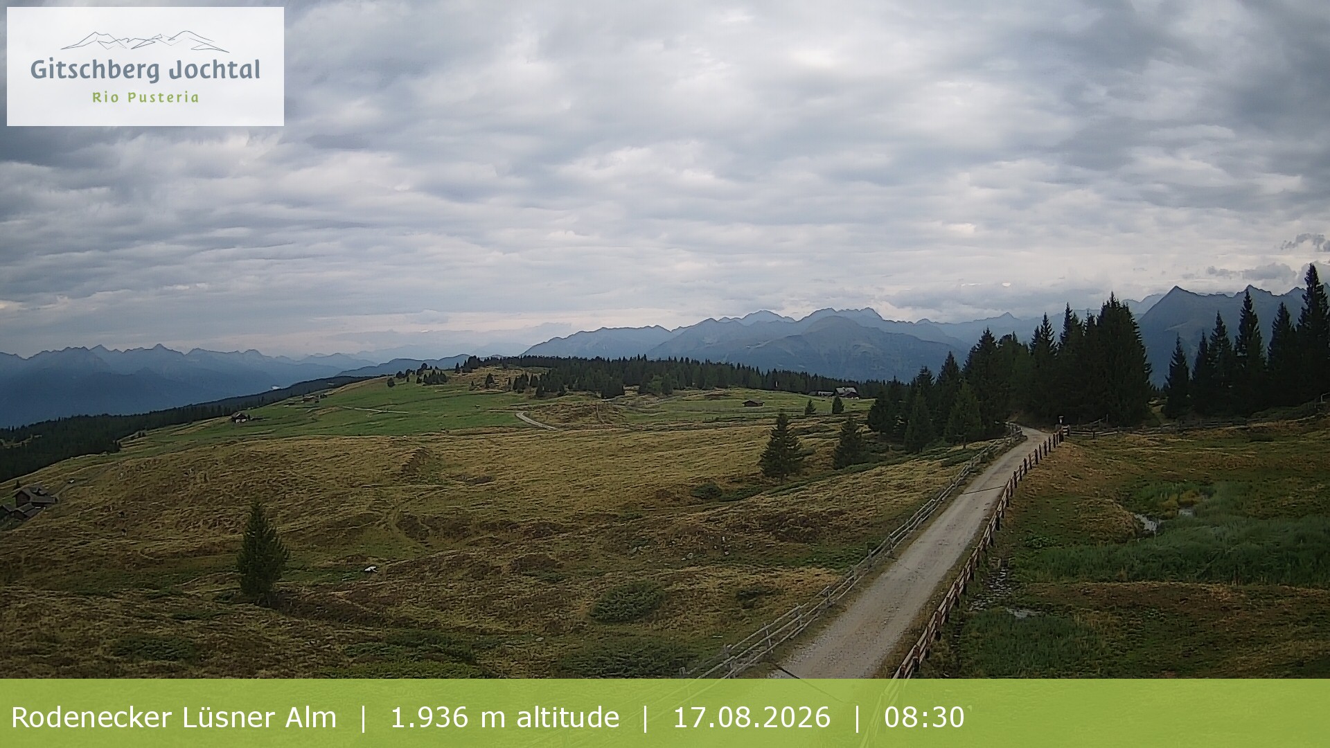 Archiv Foto Webcam Panoramablick Rodenecker Lüsner Alm