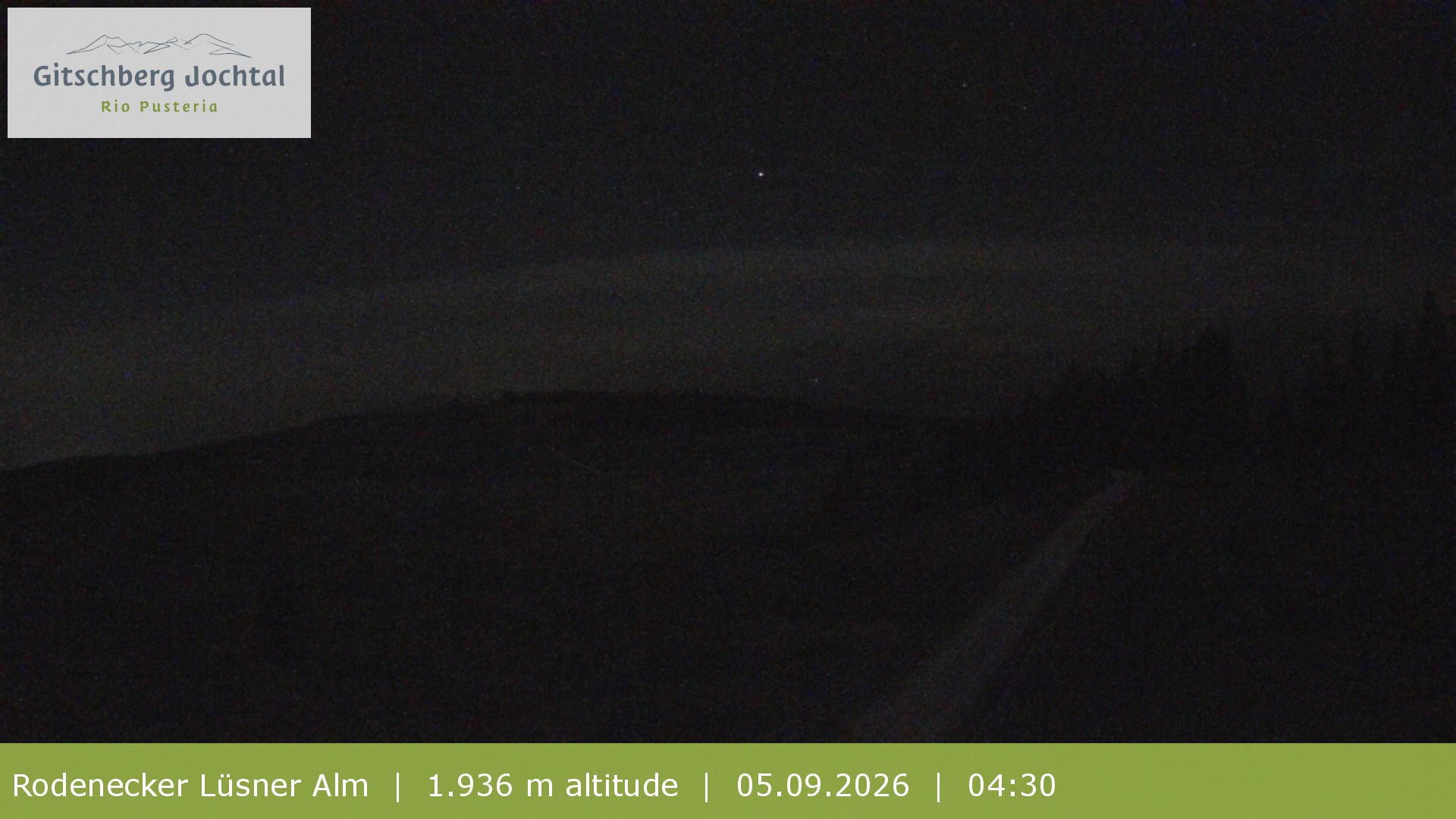 Archived image Webcam View around Rodenecker Lüsner Alm
