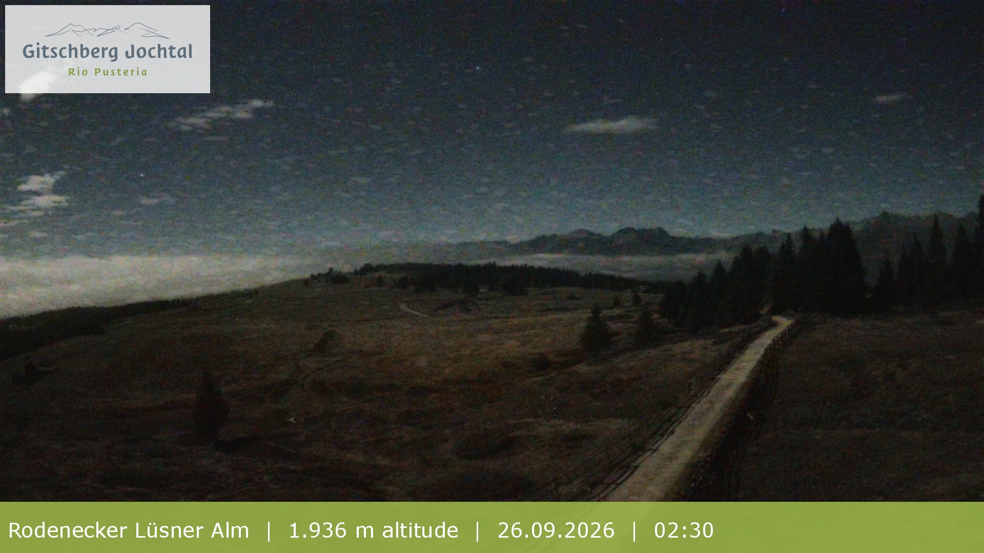 Archiv Foto Webcam Panoramablick Rodenecker Lüsner Alm