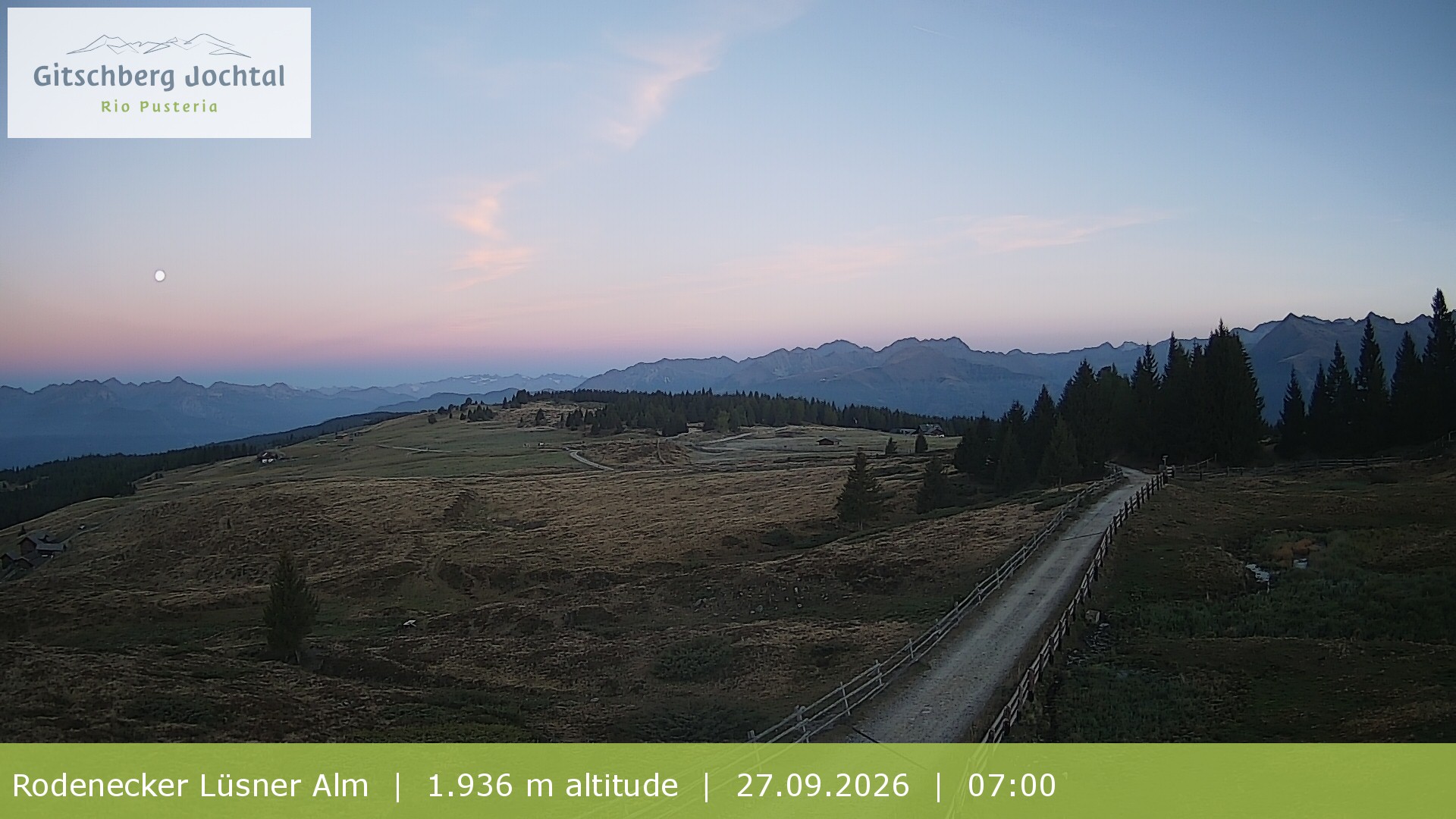 Archiv Foto Webcam Panoramablick Rodenecker Lüsner Alm