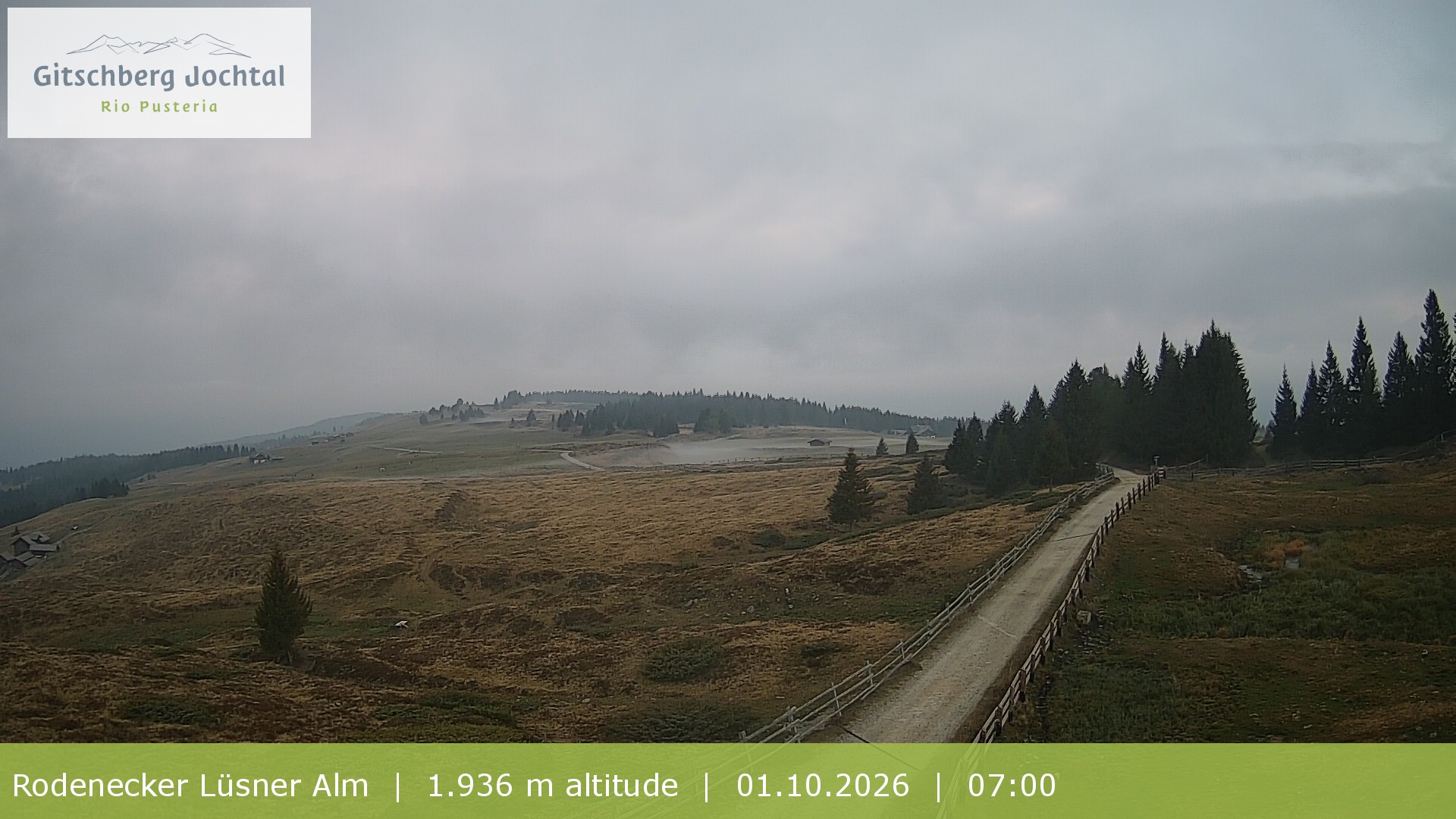 Archiv Foto Webcam Panoramablick Rodenecker Lüsner Alm