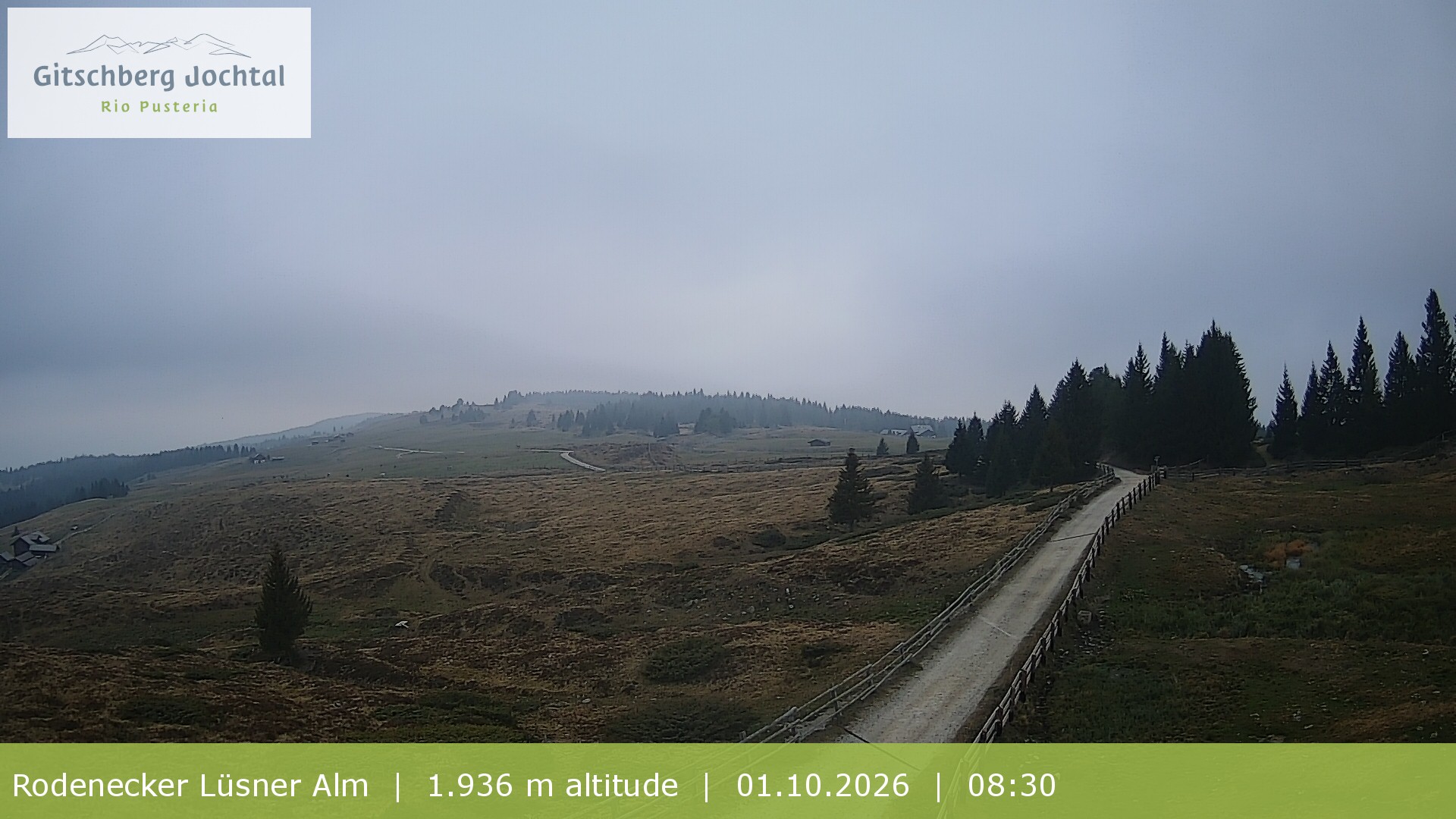 Archiv Foto Webcam Panoramablick Rodenecker Lüsner Alm