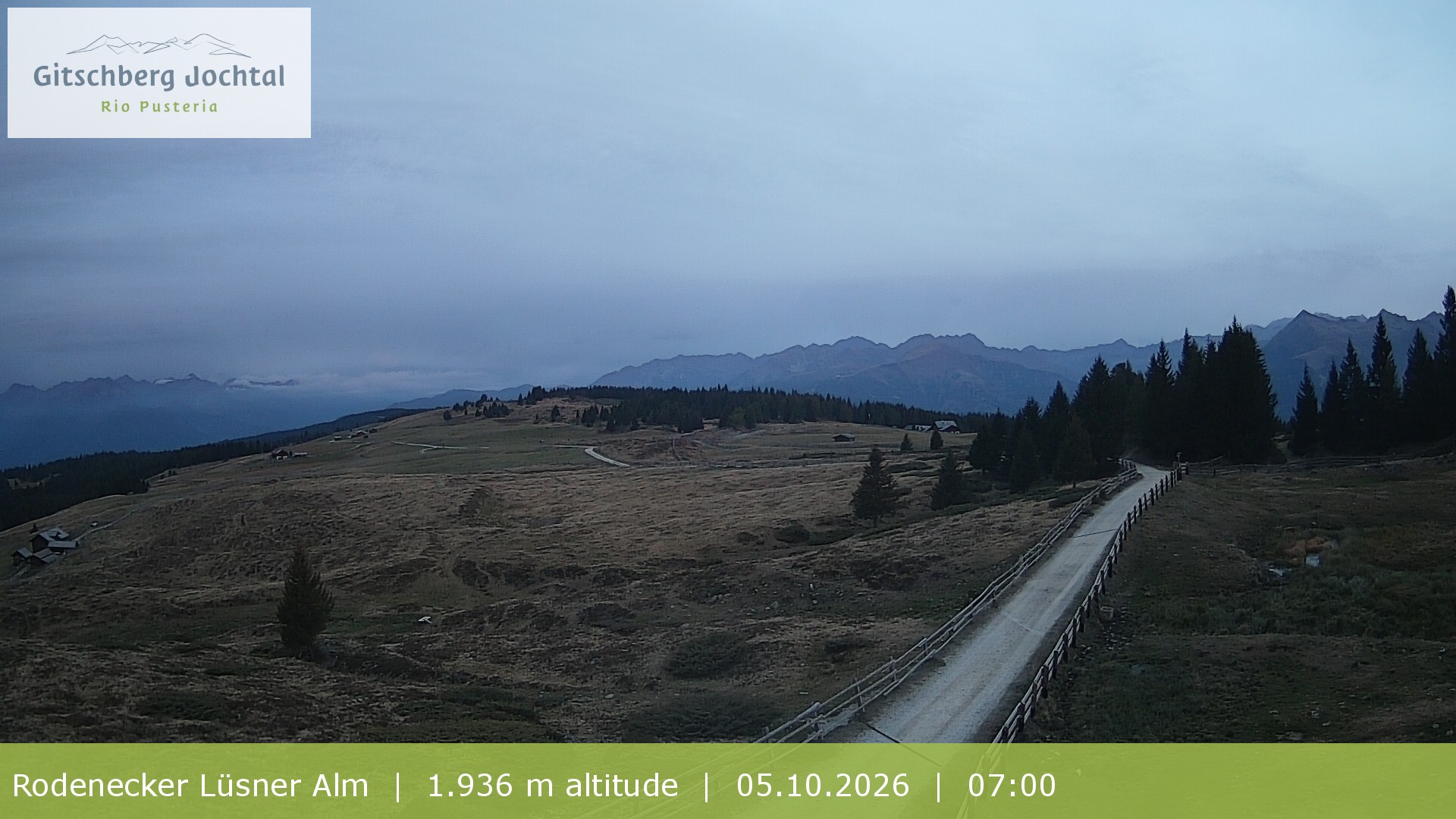 Archiv Foto Webcam Panoramablick Rodenecker Lüsner Alm