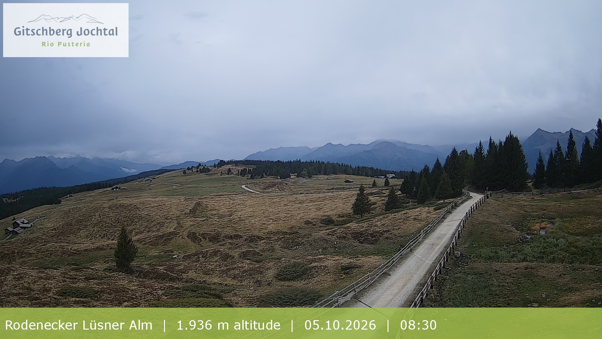 Archiv Foto Webcam Panoramablick Rodenecker Lüsner Alm