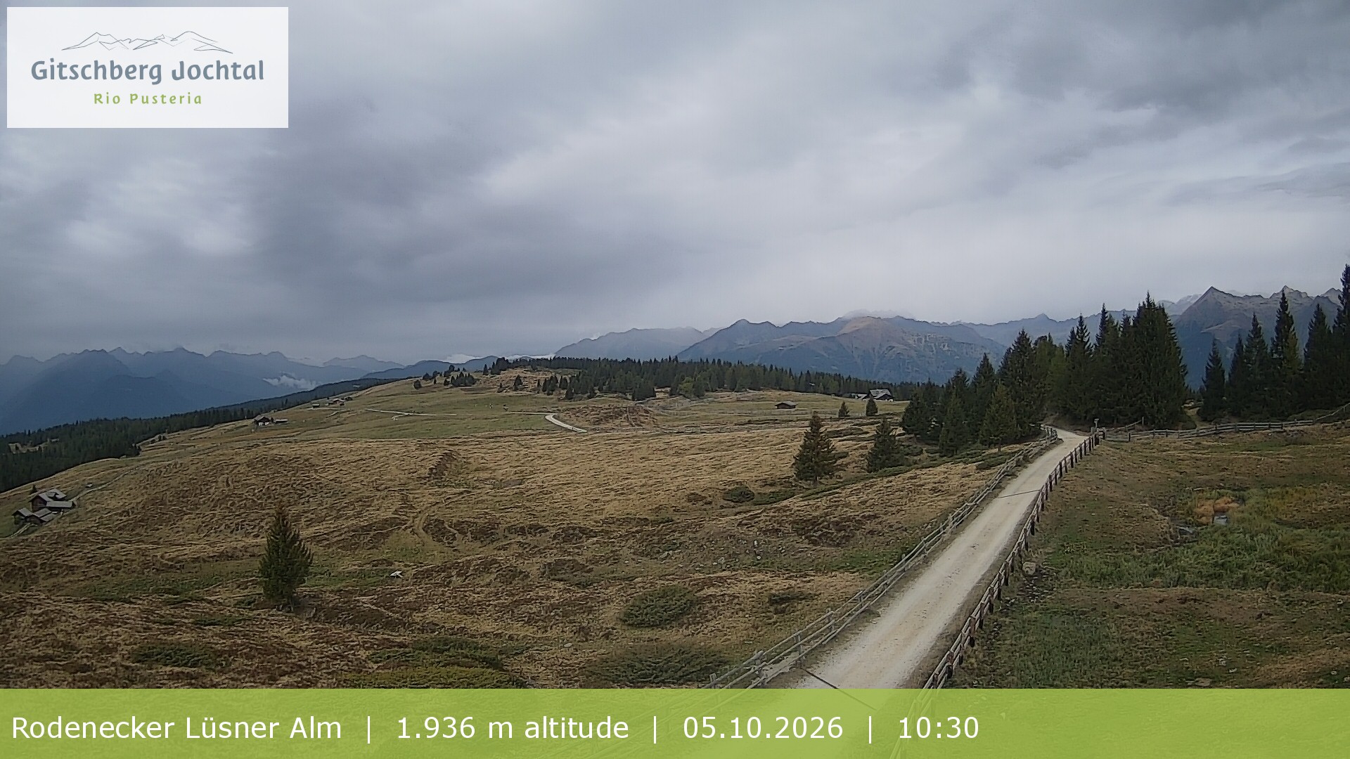 Archiv Foto Webcam Panoramablick Rodenecker Lüsner Alm