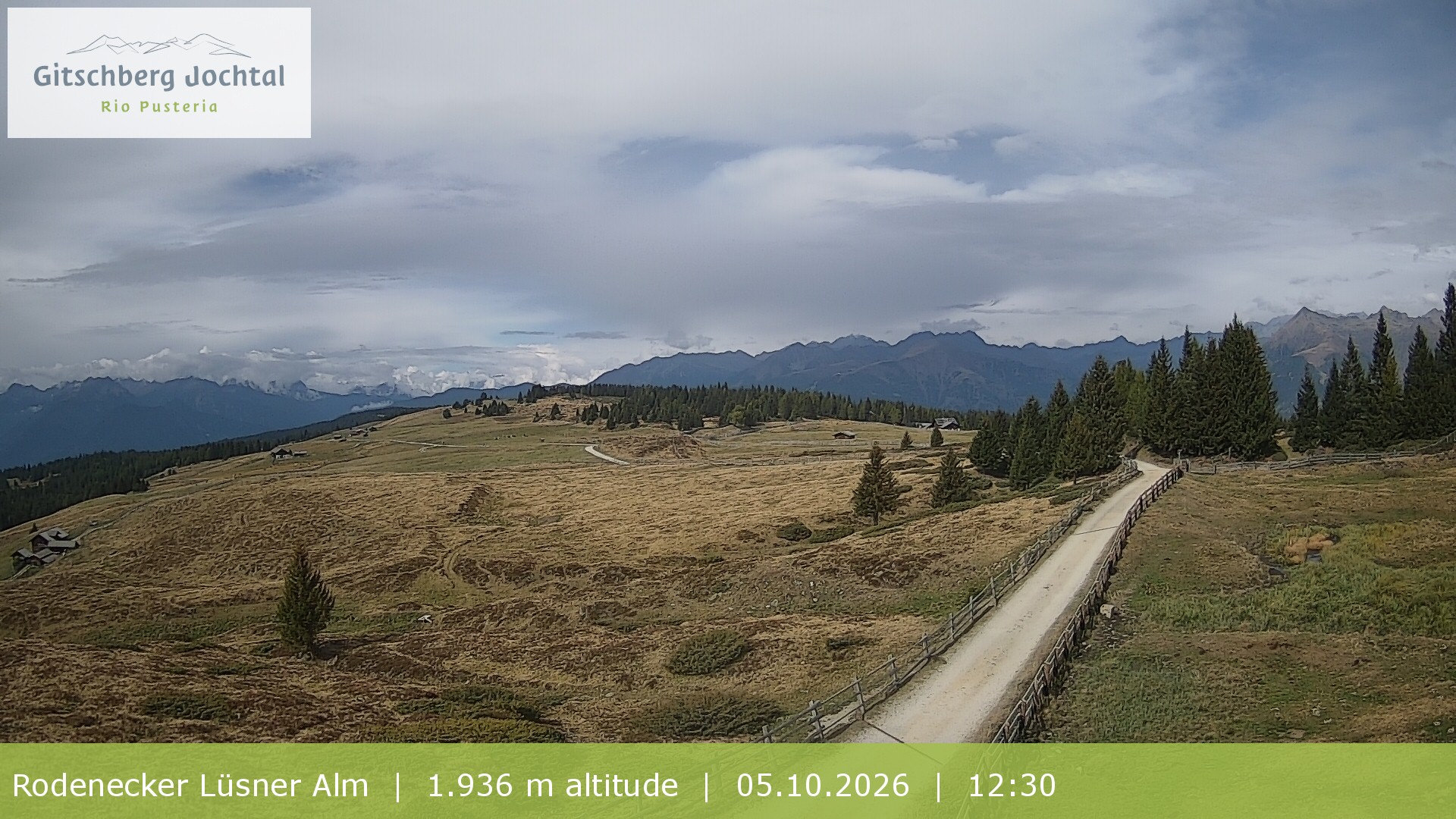 Archiv Foto Webcam Panoramablick Rodenecker Lüsner Alm