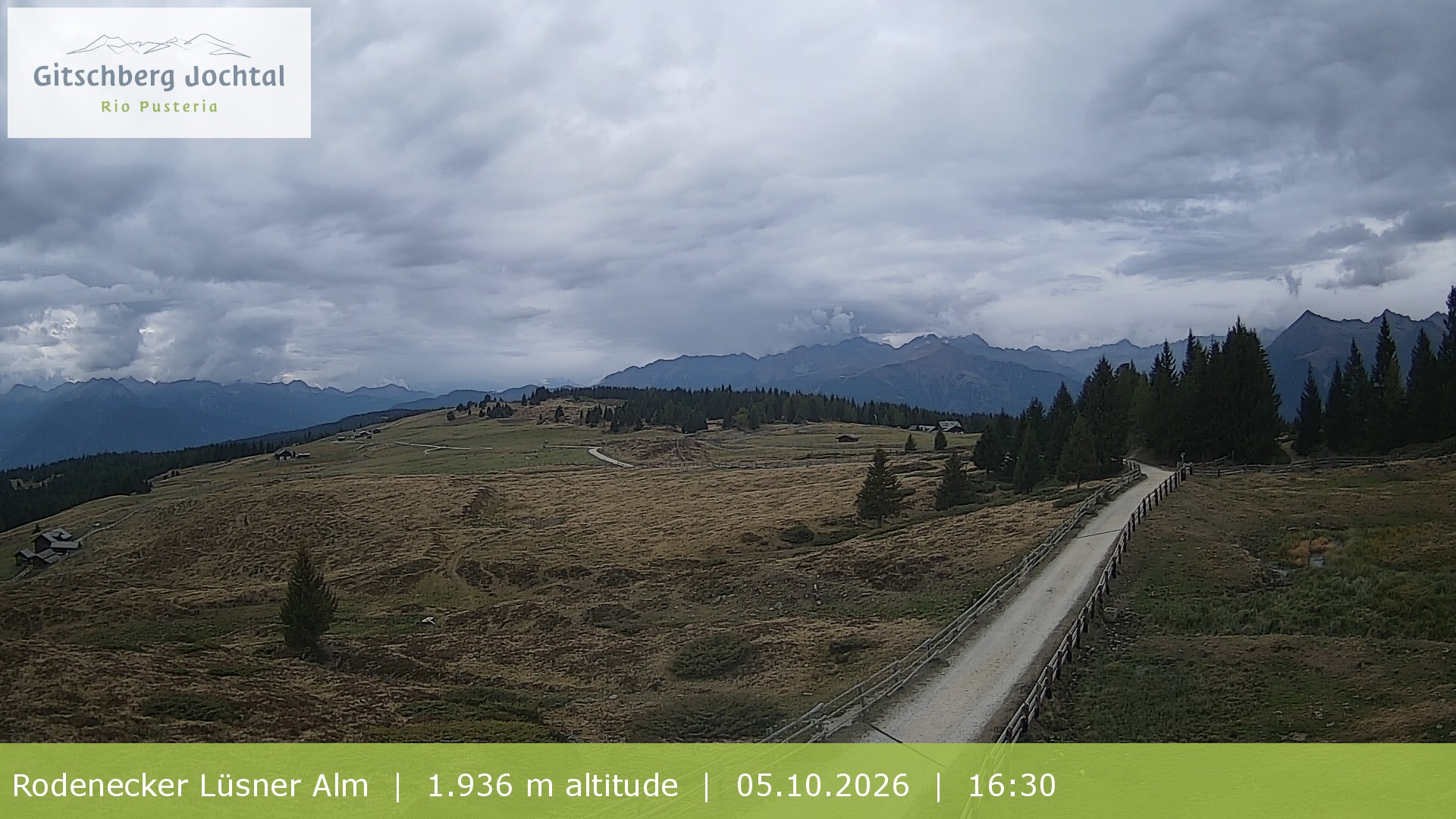 Archiv Foto Webcam Panoramablick Rodenecker Lüsner Alm