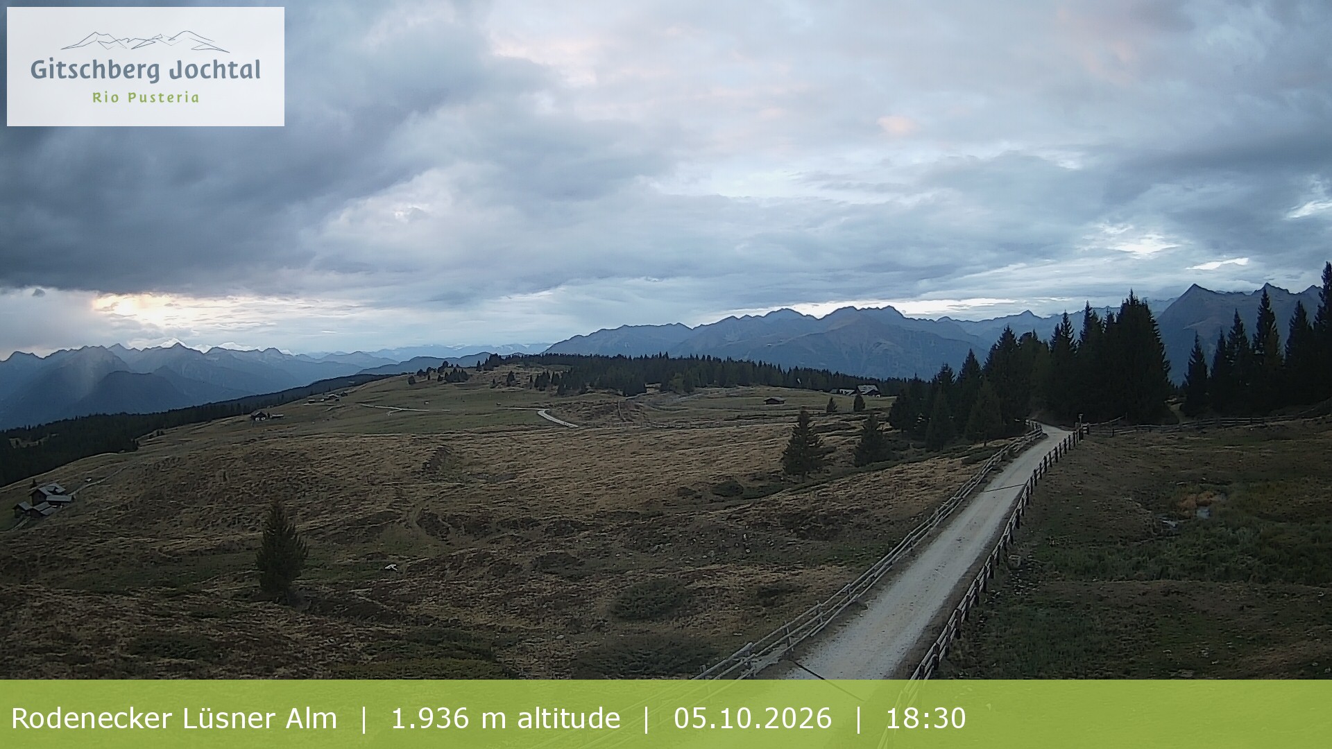 Archiv Foto Webcam Panoramablick Rodenecker Lüsner Alm