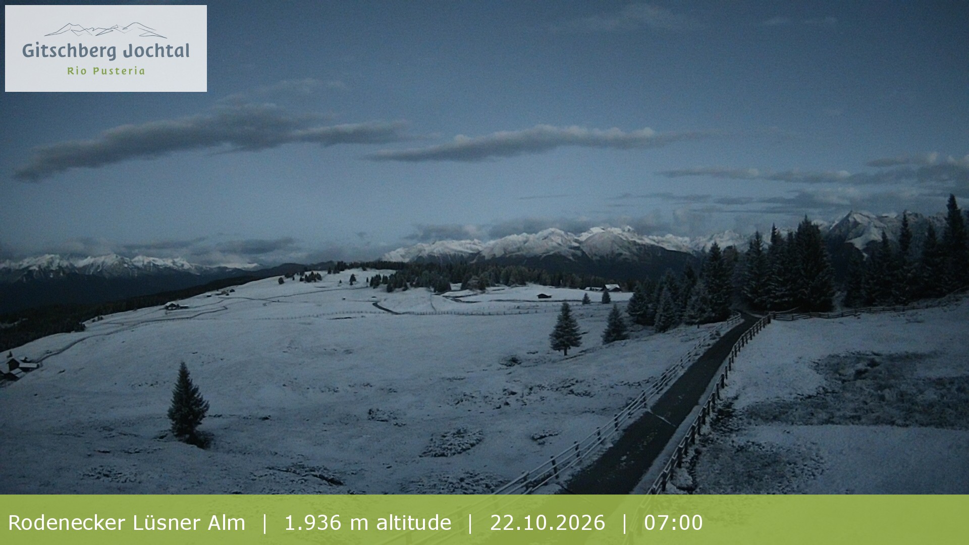 Archiv Foto Webcam Panoramablick Rodenecker Lüsner Alm