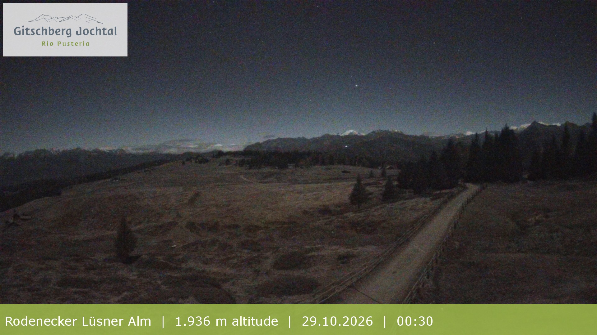 Archived image Webcam View around Rodenecker Lüsner Alm