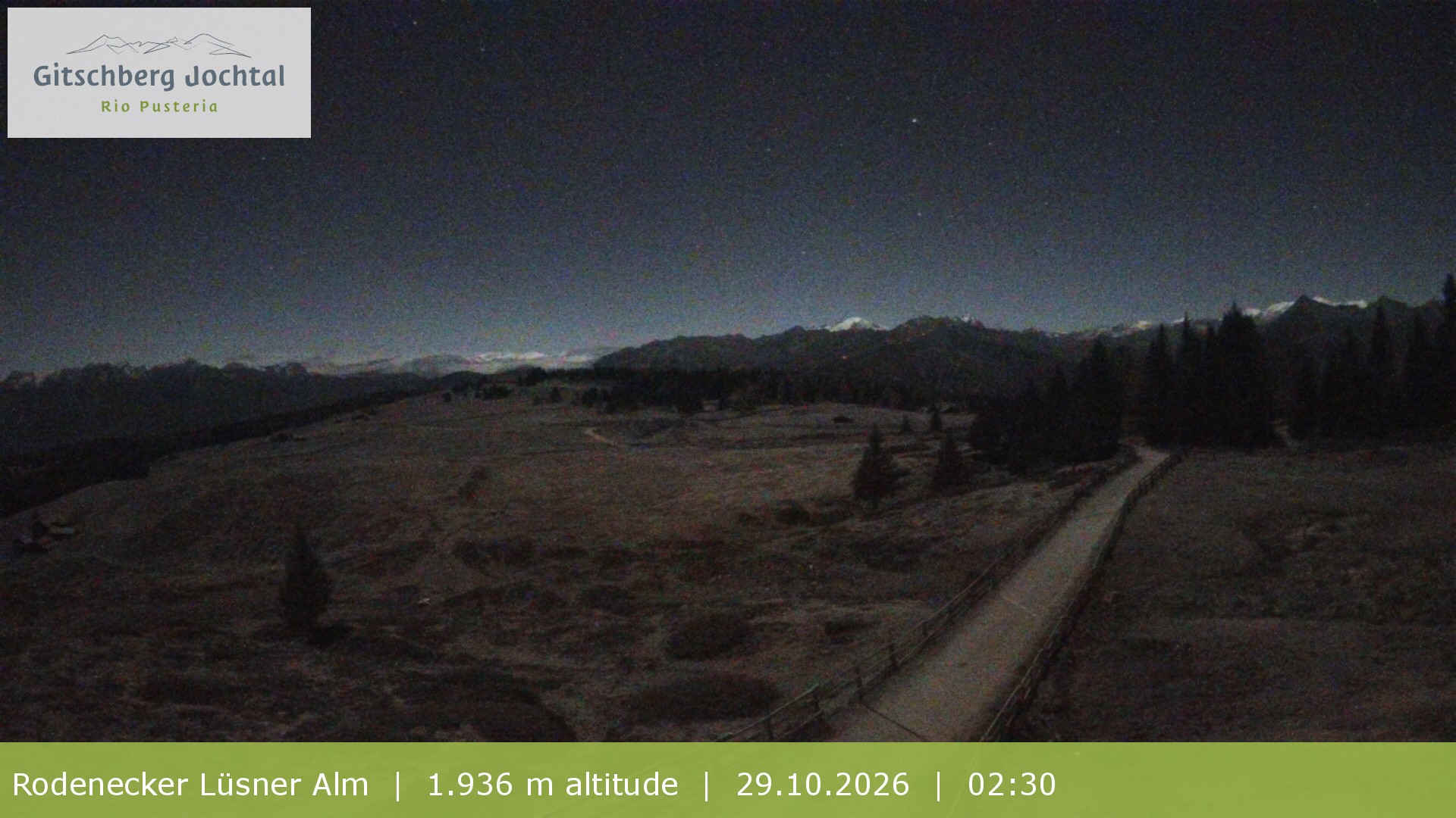 Archived image Webcam View around Rodenecker Lüsner Alm