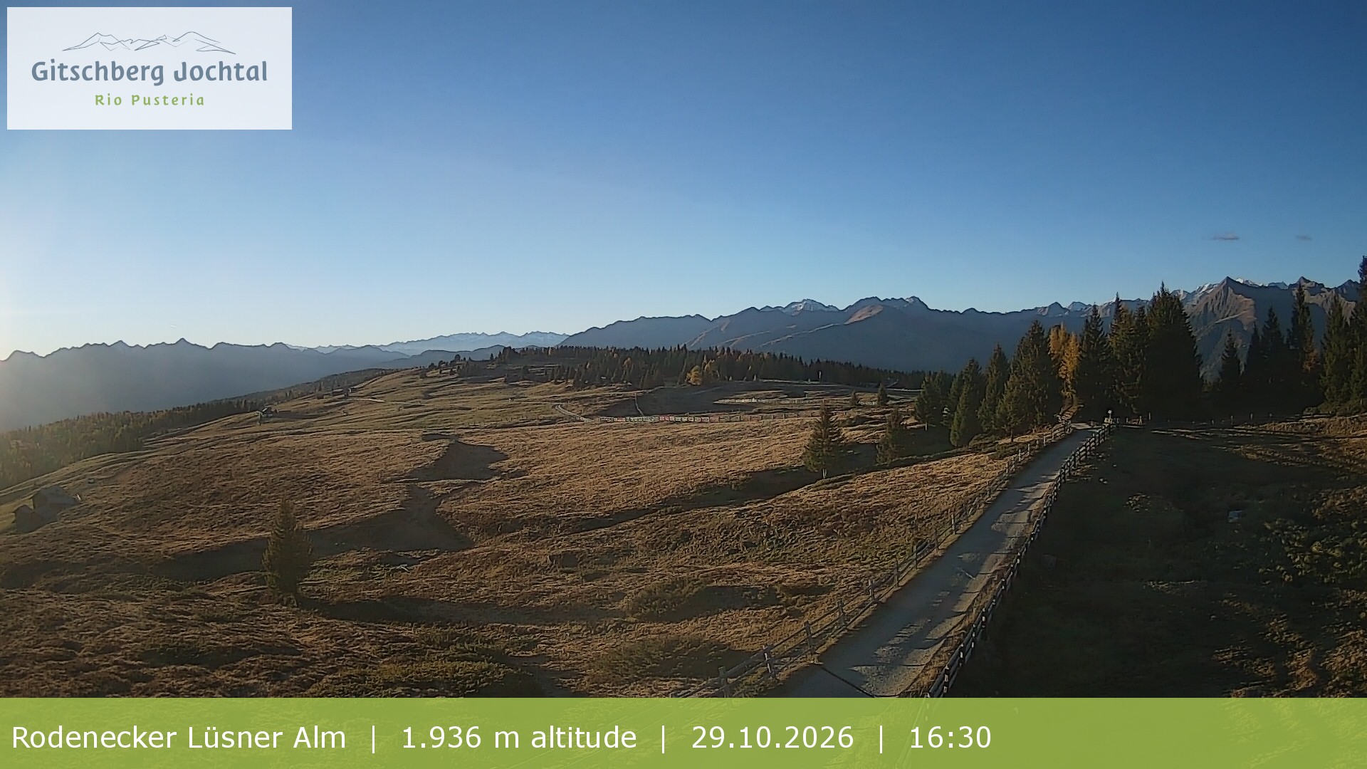 Archived image Webcam View around Rodenecker Lüsner Alm