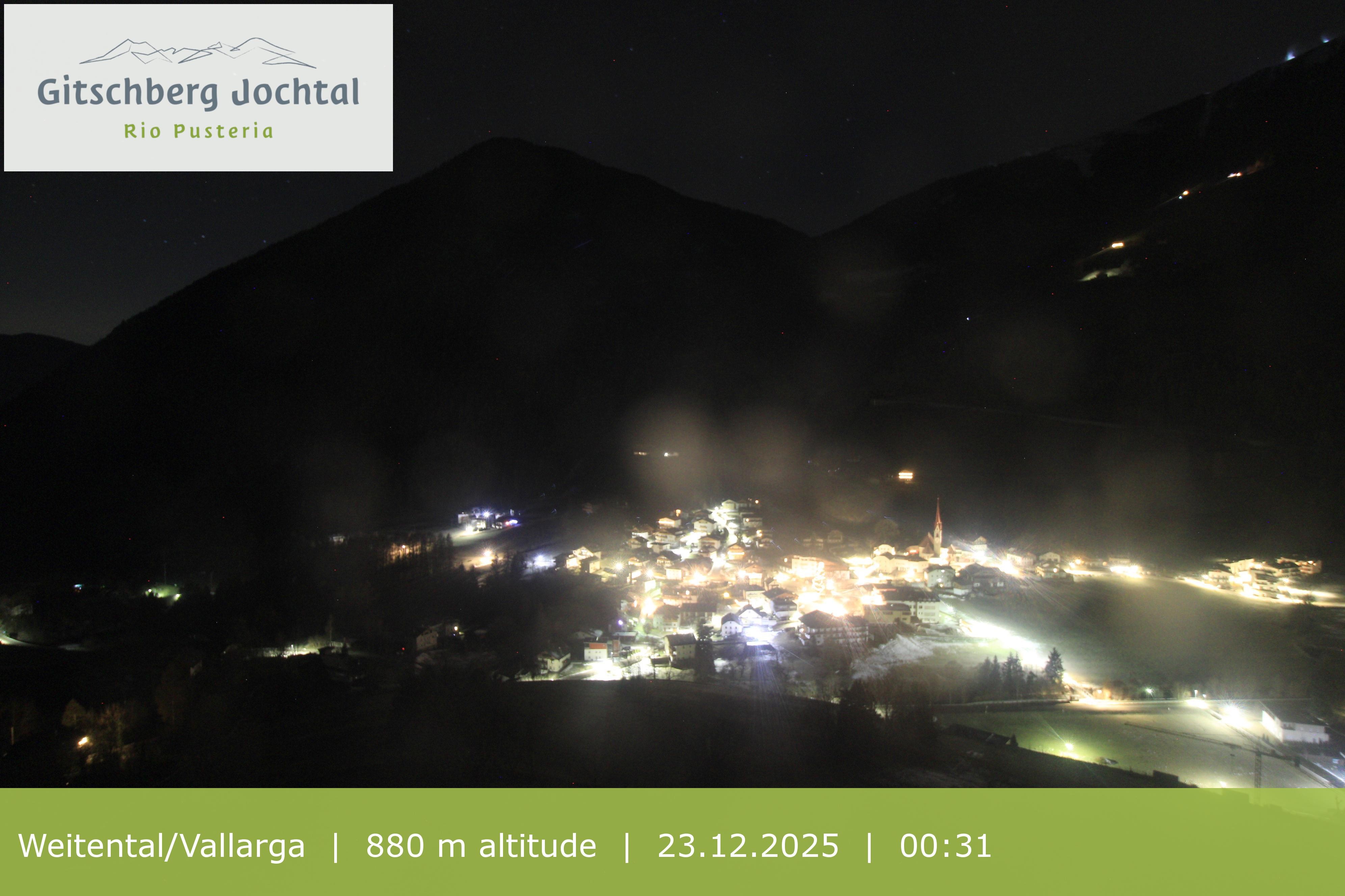Archiv Foto Webcam Blick auf Weitental vom Gitschberg