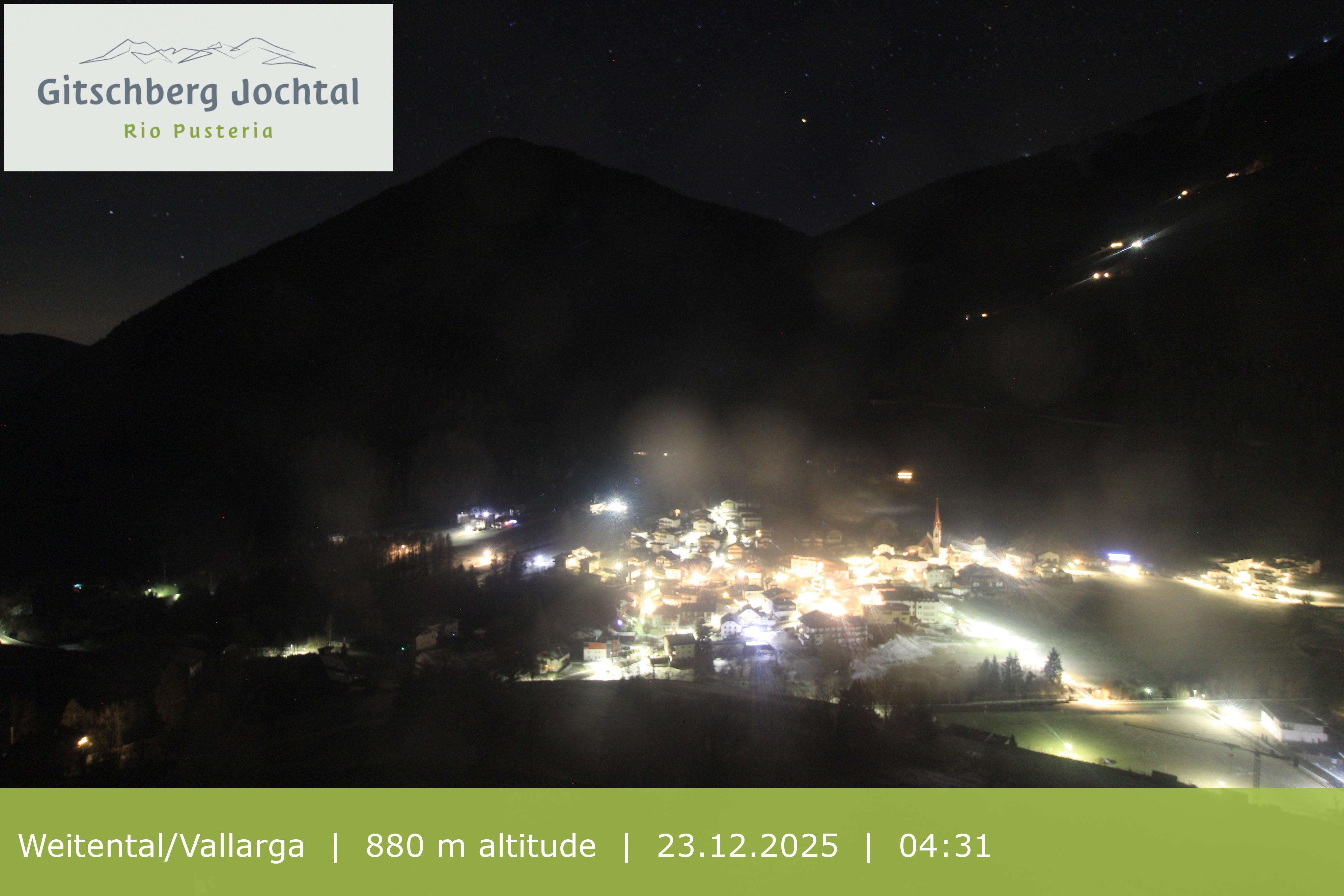 Archiv Foto Webcam Blick auf Weitental vom Gitschberg