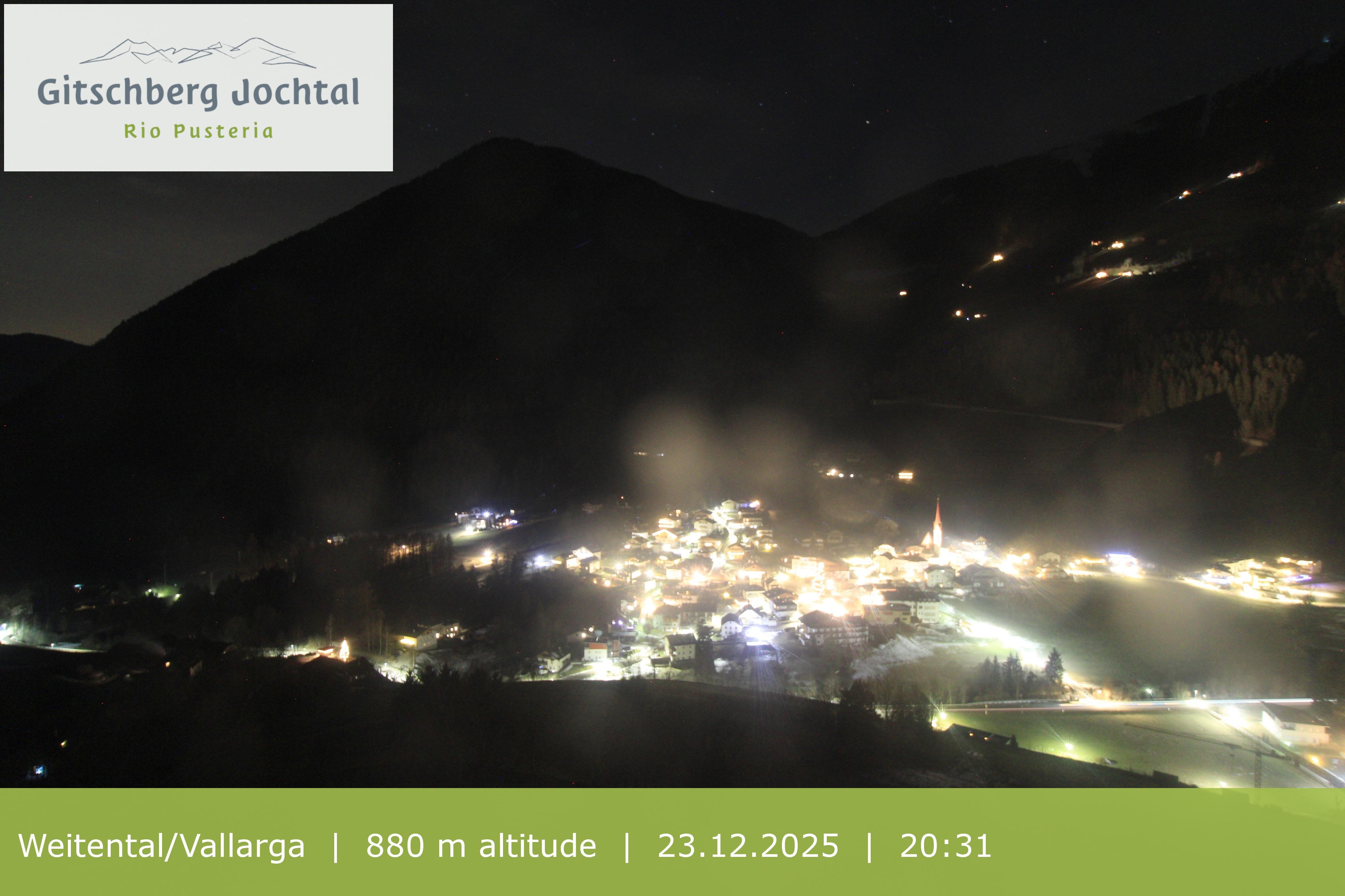 Archiv Foto Webcam Blick auf Weitental vom Gitschberg