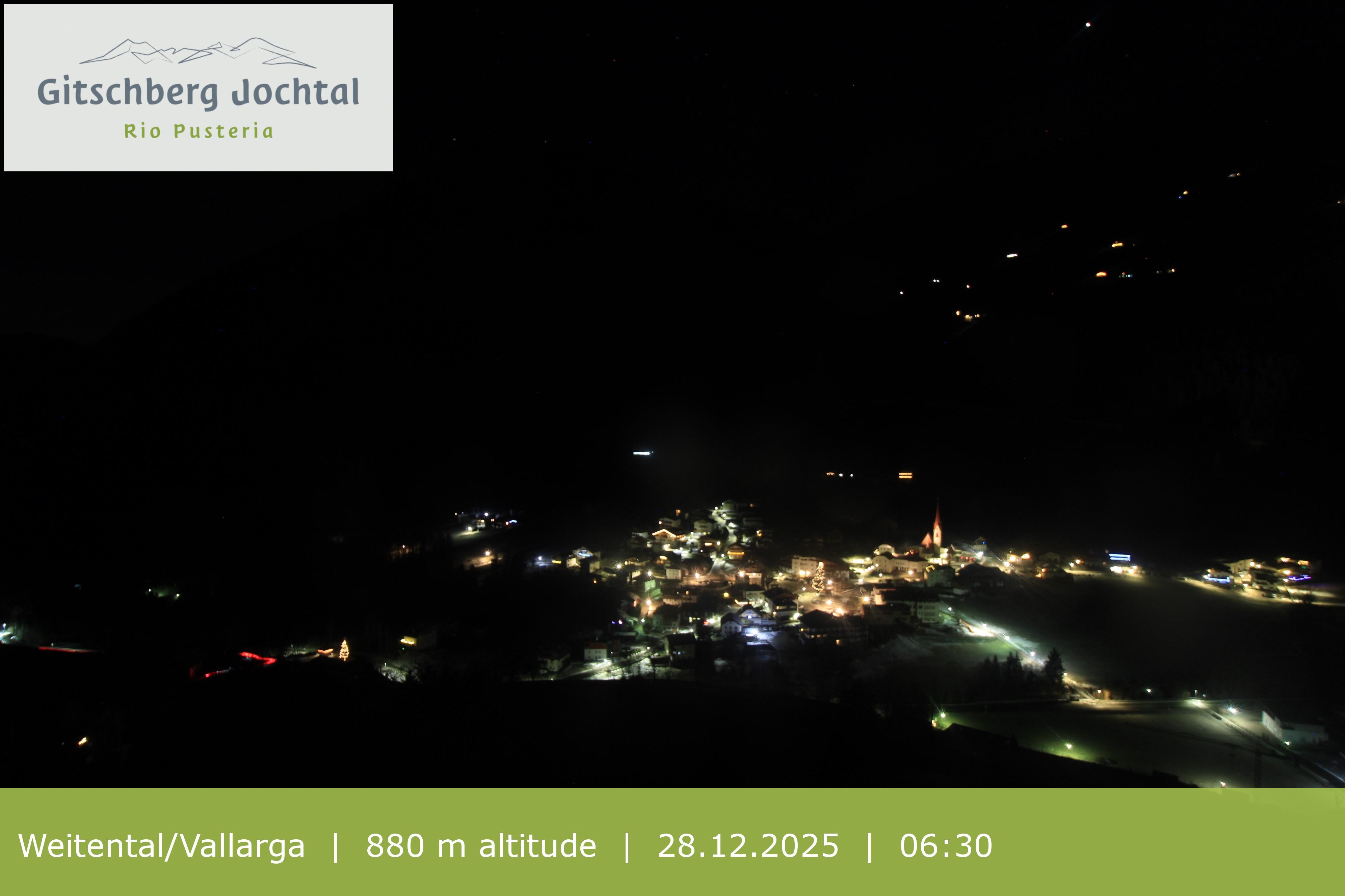 Archiv Foto Webcam Blick auf Weitental vom Gitschberg
