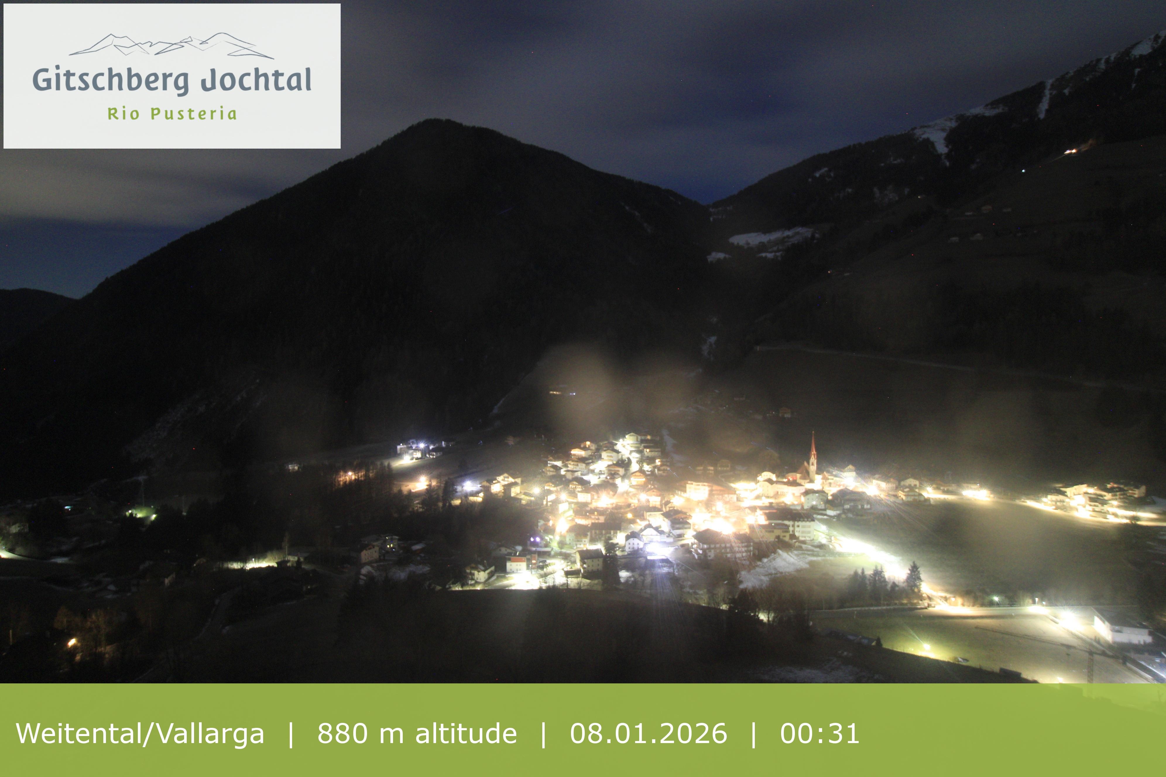 Archiv Foto Webcam Blick auf Weitental vom Gitschberg