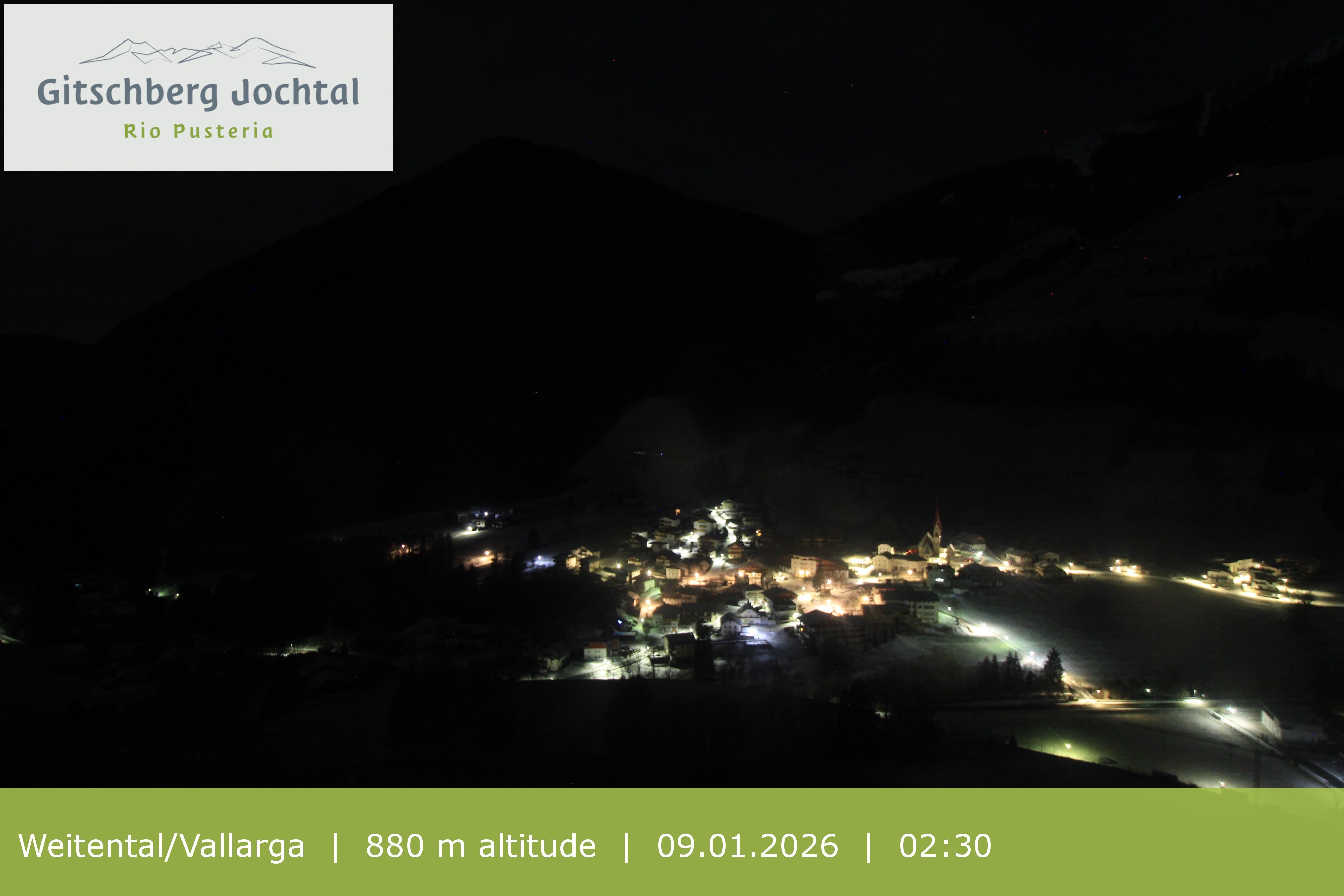 Archiv Foto Webcam Blick auf Weitental vom Gitschberg